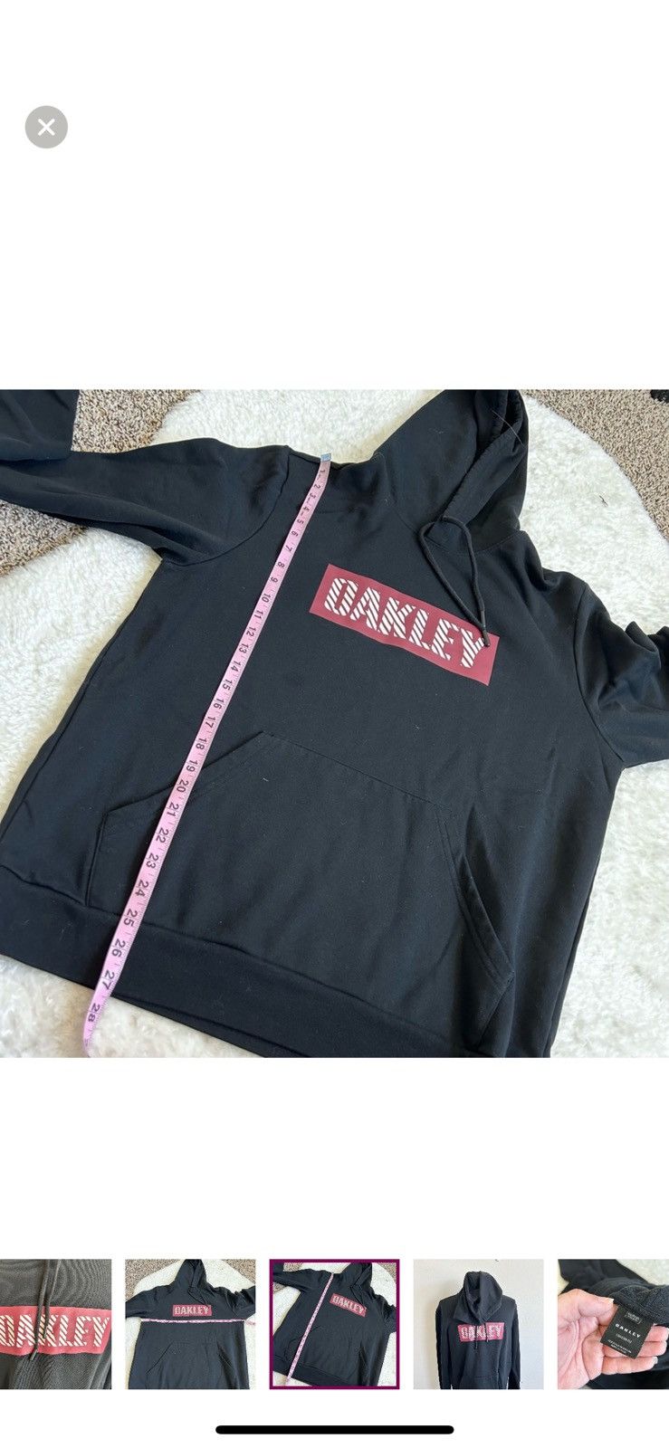 Oakley Oakley xl black logo hoodie Size US XL / EU 56 / 4 - 2 Thumbnail