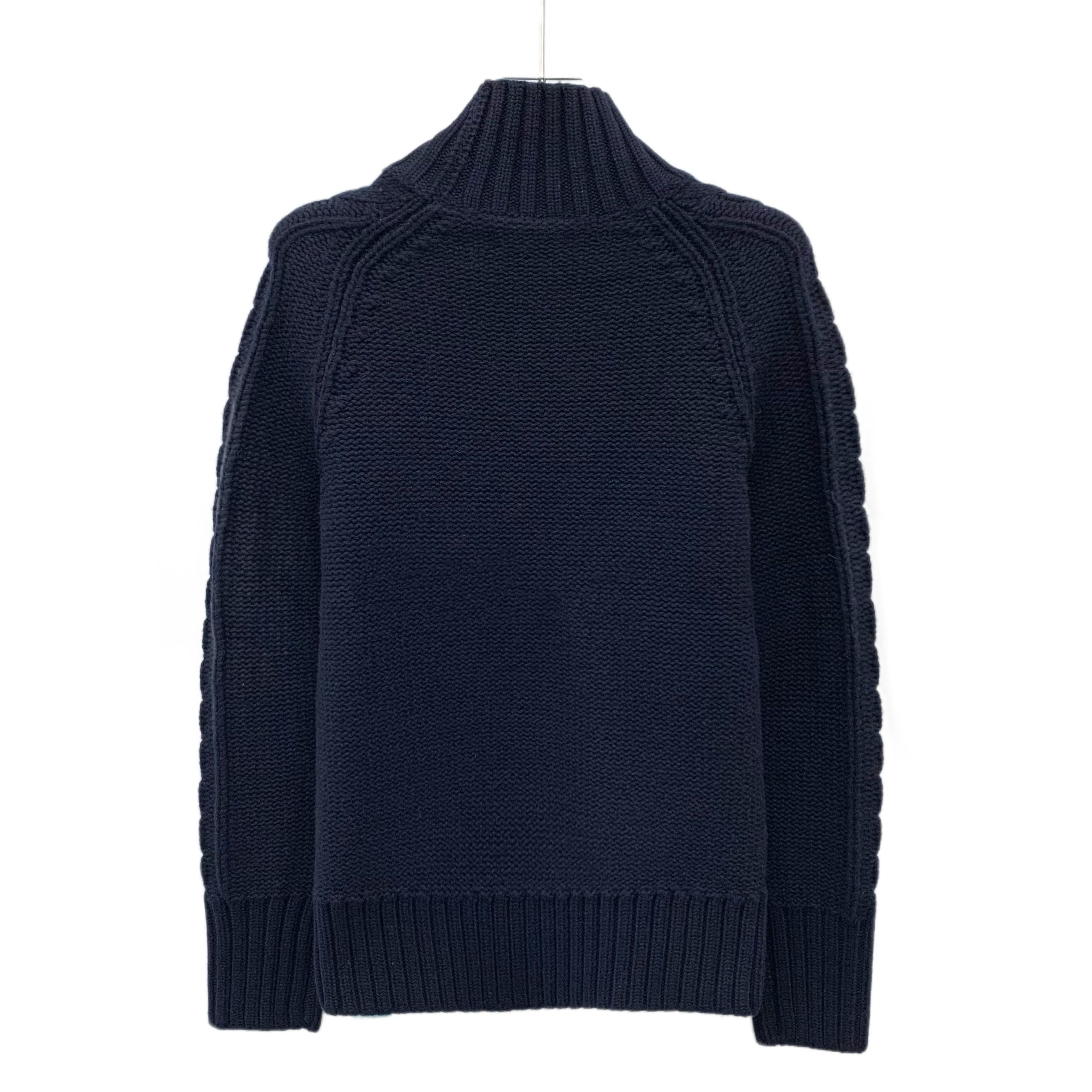 Burberry Burberry Cable Knit Cashmere Sweater Navy (S) Size US S / EU 44-46 / 1 - 2 Thumbnail