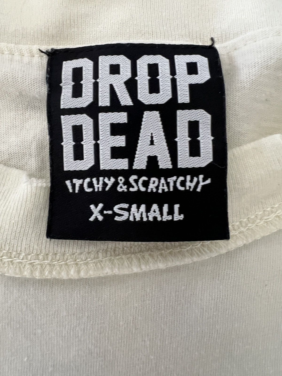 Drop Dead Itchy And Scratchy Rare Simpsons Shirt Drop Dead Cartoon Size US XS / EU 42 / 0 - 7 Thumbnail