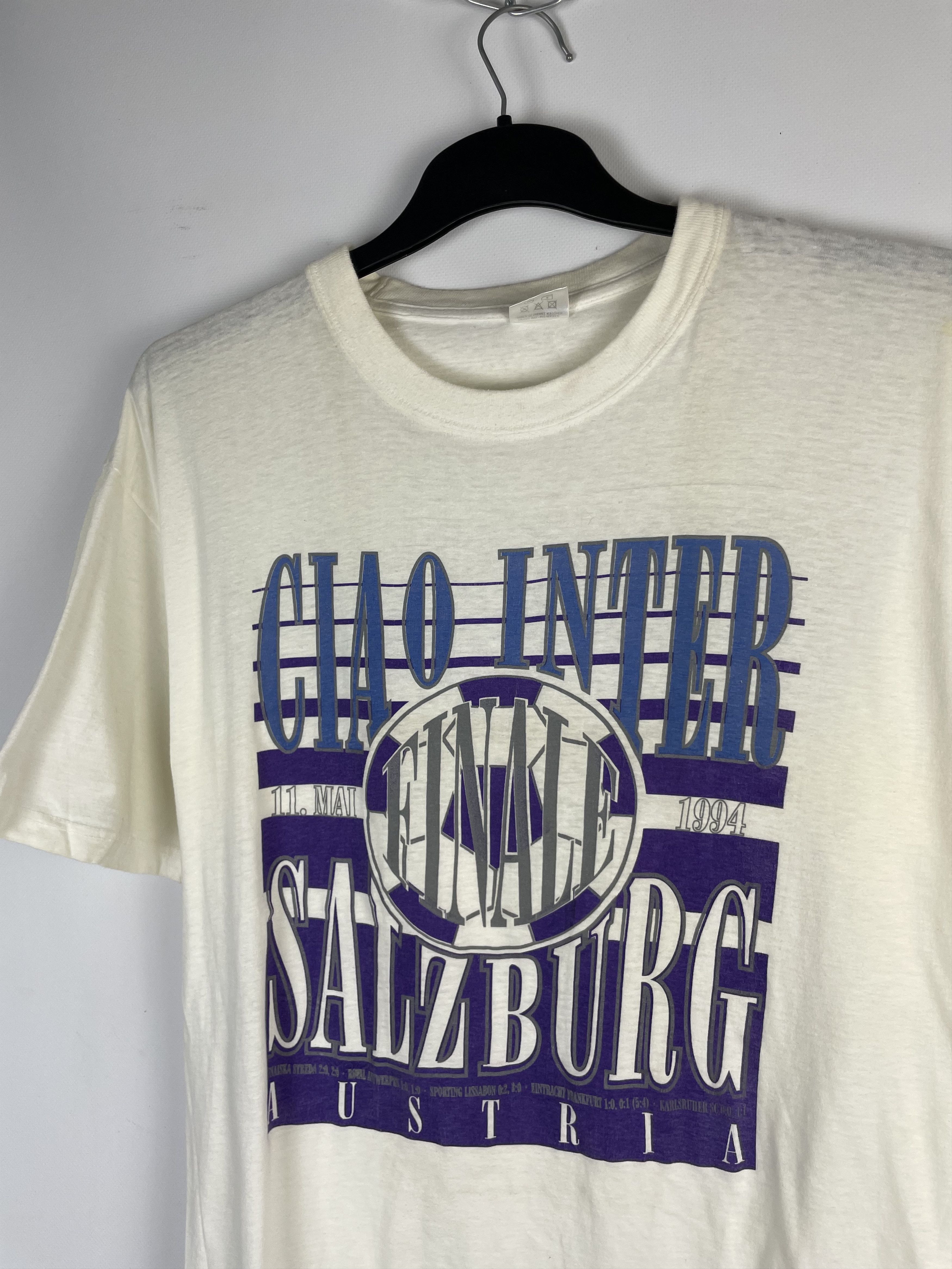 Vintage Austria Salzburg 1994 football soccer shirt Size US XL / EU 56 / 4 - 4 Thumbnail