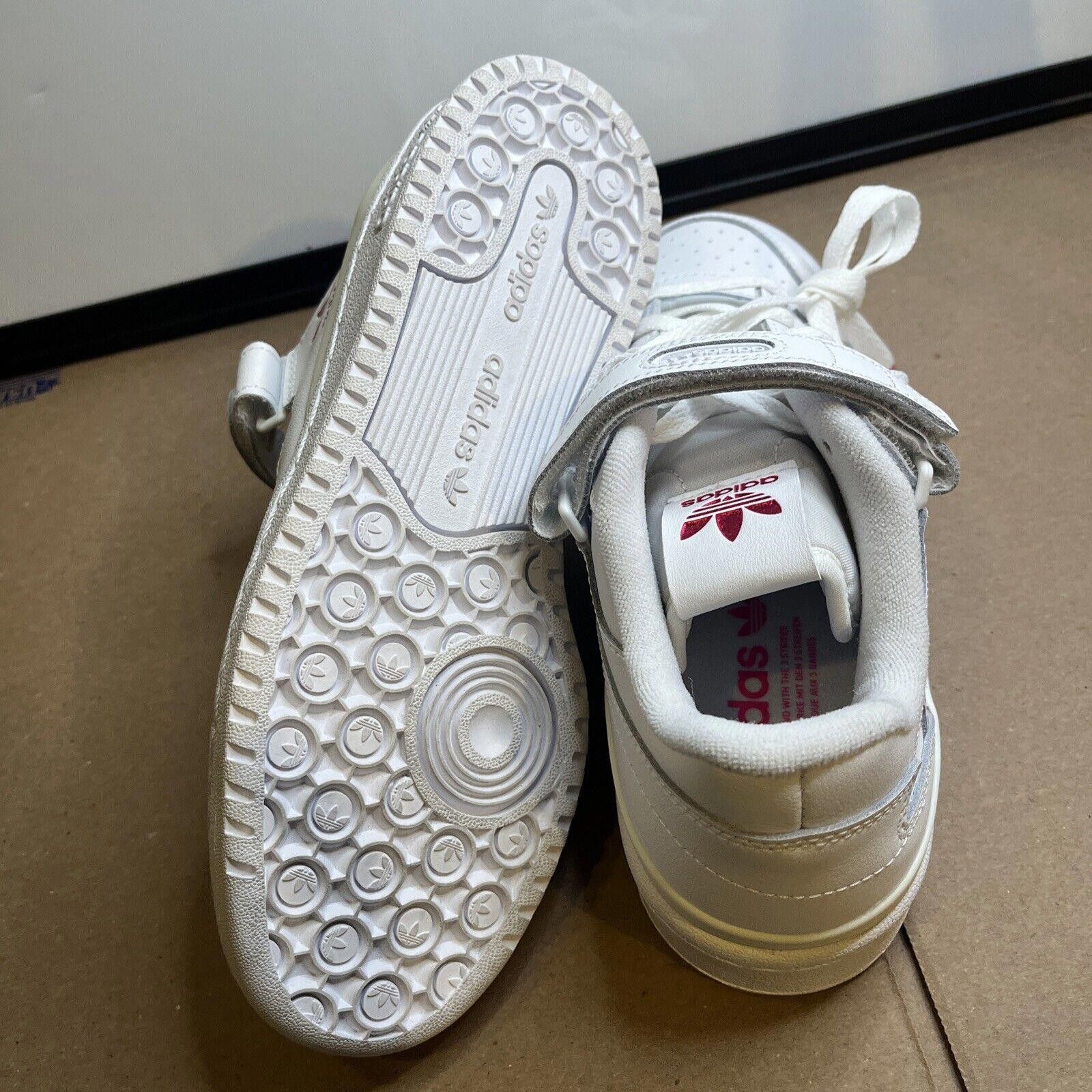Adidas Size 7.5 - adidas Forum Low White Shock Pink W Size US 7.5 / IT 37.5 - 5 Thumbnail