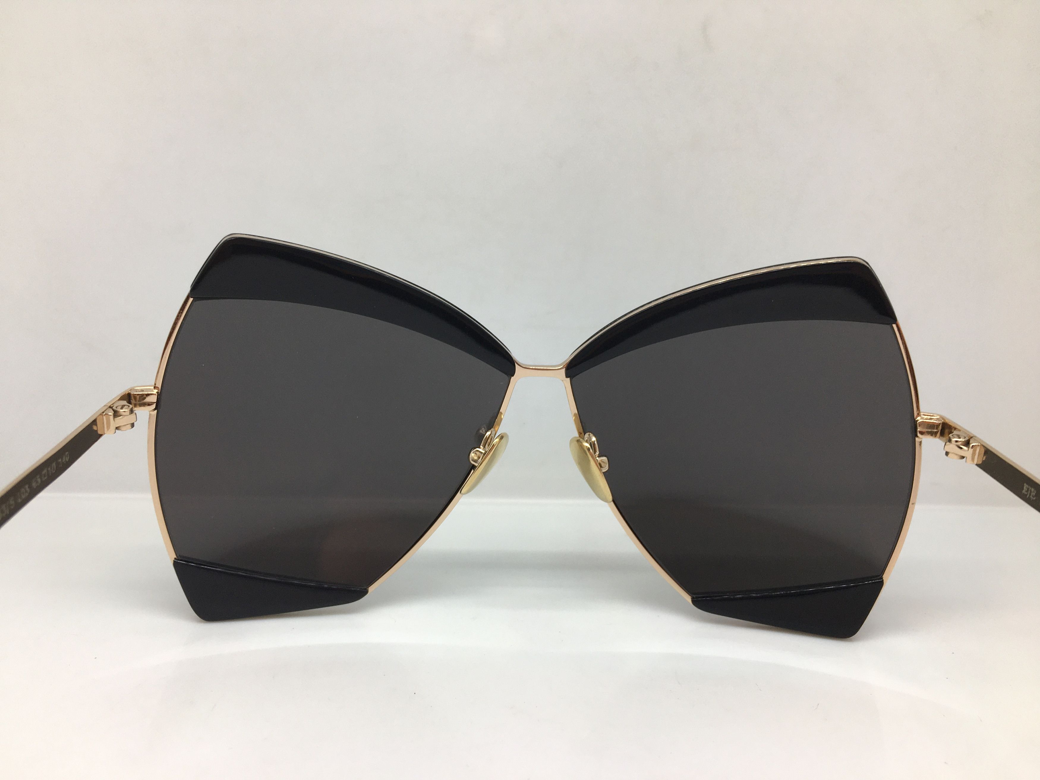 Other EJE Handmade Gold Oversize Sunglasses Frame Size ONE SIZE - 4 Thumbnail