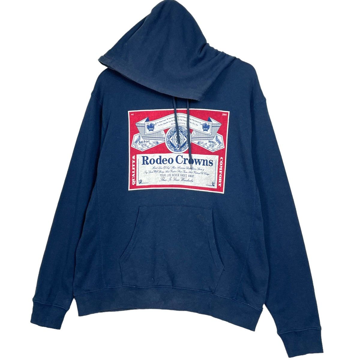 Budweiser × Japanese Brand STEAL💥RODEO CROWN PULLOVER HOODIE RIPOFF BUDWEISER Size US M / EU 48-50 / 2 - 2 Thumbnail
