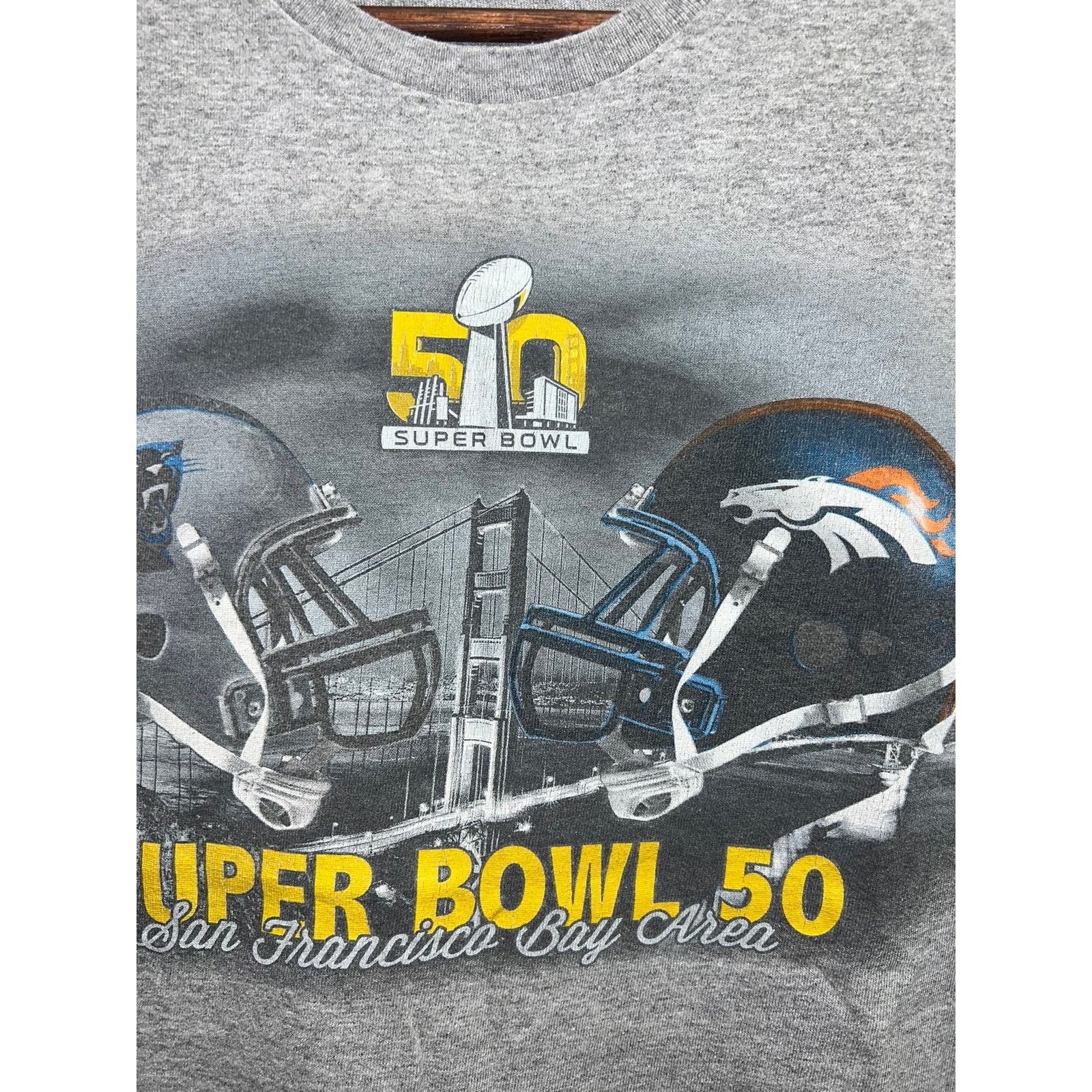 Delta Denver Broncos Superbowl Shirt Super Bowl 50 Panthers Tee M Size US M / EU 48-50 / 2 - 3 Thumbnail