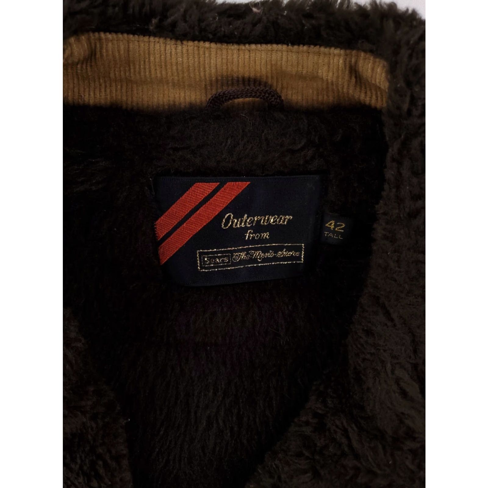Sears Sears Corduroy Jacket Overcoat Lined Brown Mens 42 Tall Size US XS / EU 42 / 0 - 2 Thumbnail