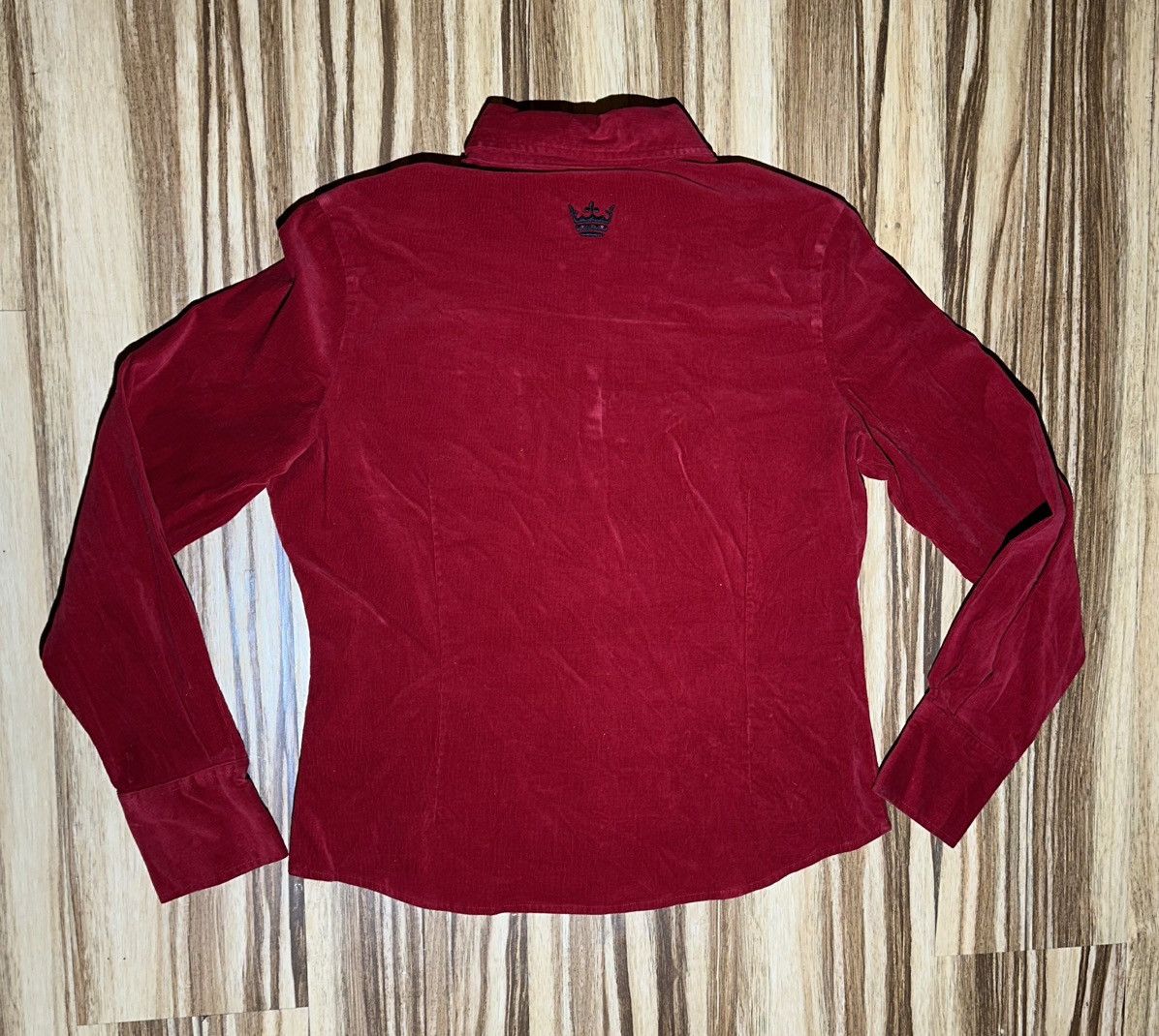 Harley Davidson Harley-Davidson Red Live To Ride Red Velour Point collar Size L / US 10 / IT 46 - 8 Thumbnail