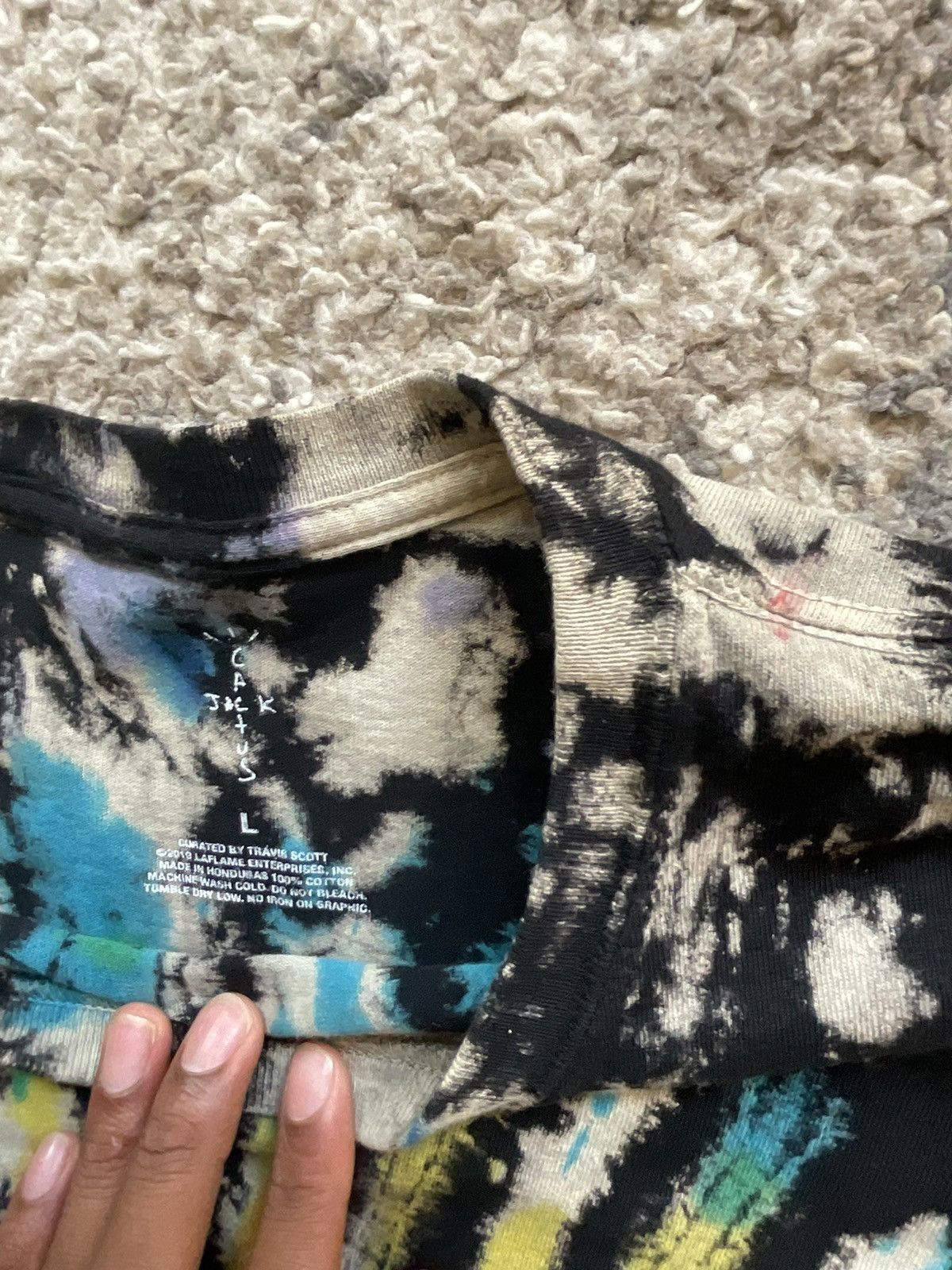 Travis Scott Travis Scott the dye tee Size US L / EU 52-54 / 3 - 2 Thumbnail