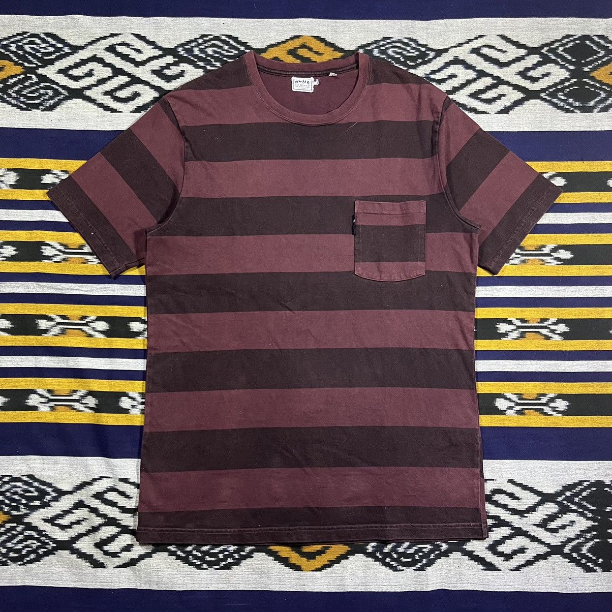 Blue Blue Japan Blue Blue Striped Pocket Shirt Size US M / EU 48-50 / 2 - 1 Thumbnail