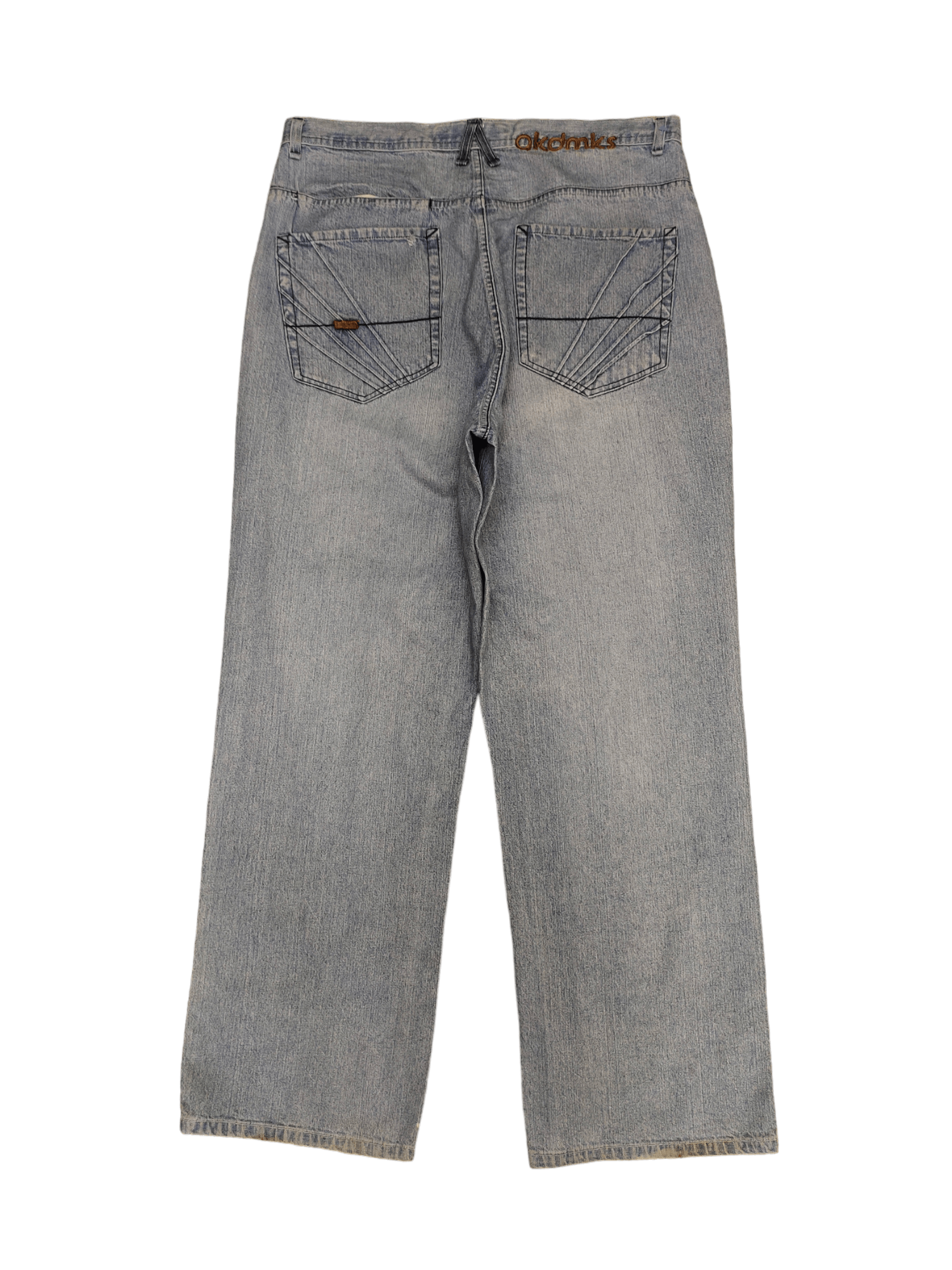 image of Baggy Jeans Akademiks Denim Wide Loose Leg Y2K Jnco, Men's (Size 38)