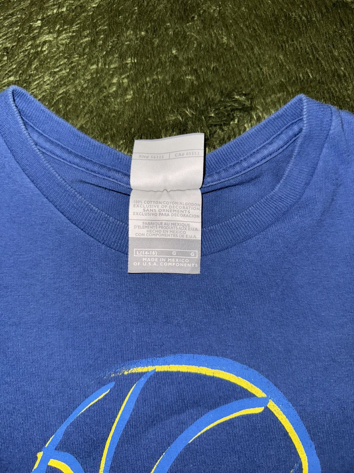 Nike [L] 90s Nike Basketball Printed Tubular T-Shirt Blue Size US L / EU 52-54 / 3 - 4 Thumbnail