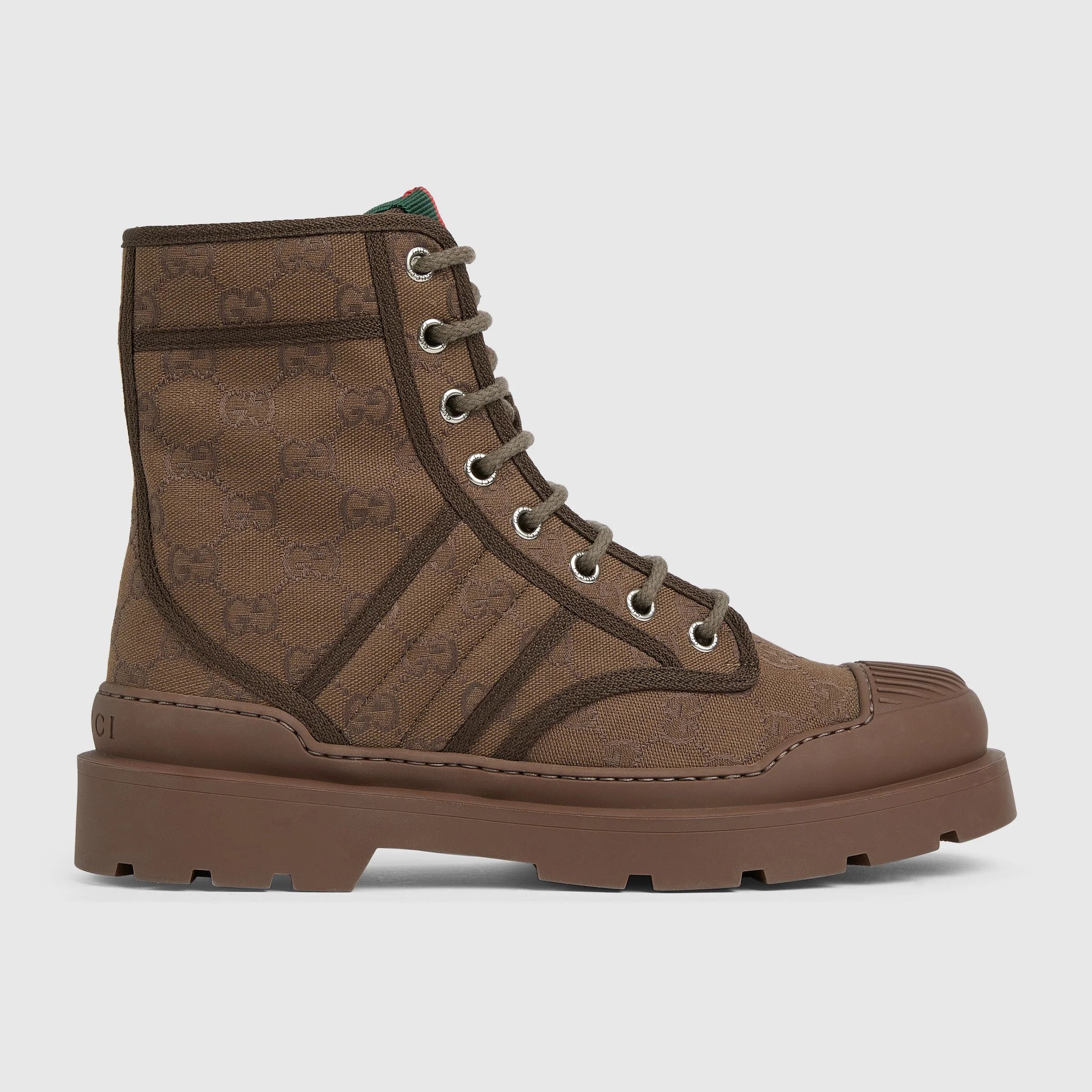 Gucci men's lug-sole boot brown Size US 8 / EU 41 - 1 Thumbnail