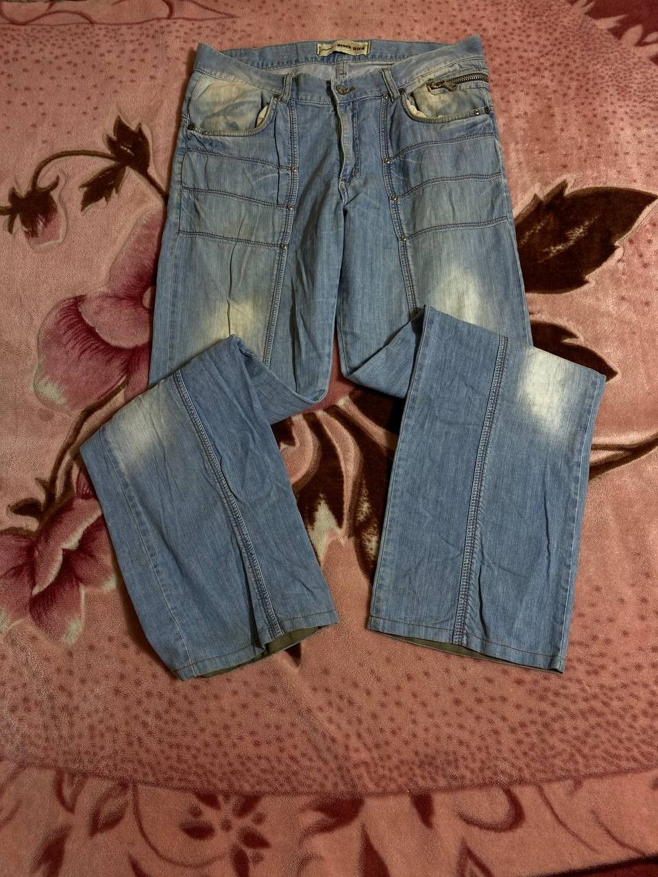 Japanese Brand × Vintage Vintage pants Denim y2k distressed punk Japan style Size US 34 / EU 50 - 16 Thumbnail