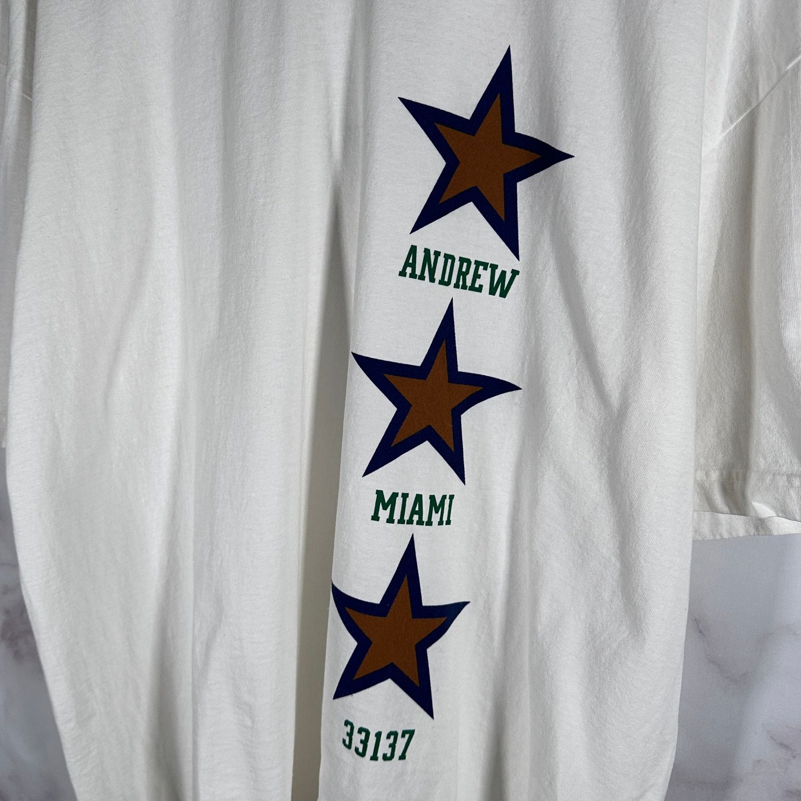 Andrew White Star Tee Size US XL / EU 56 / 4 - 2 Thumbnail