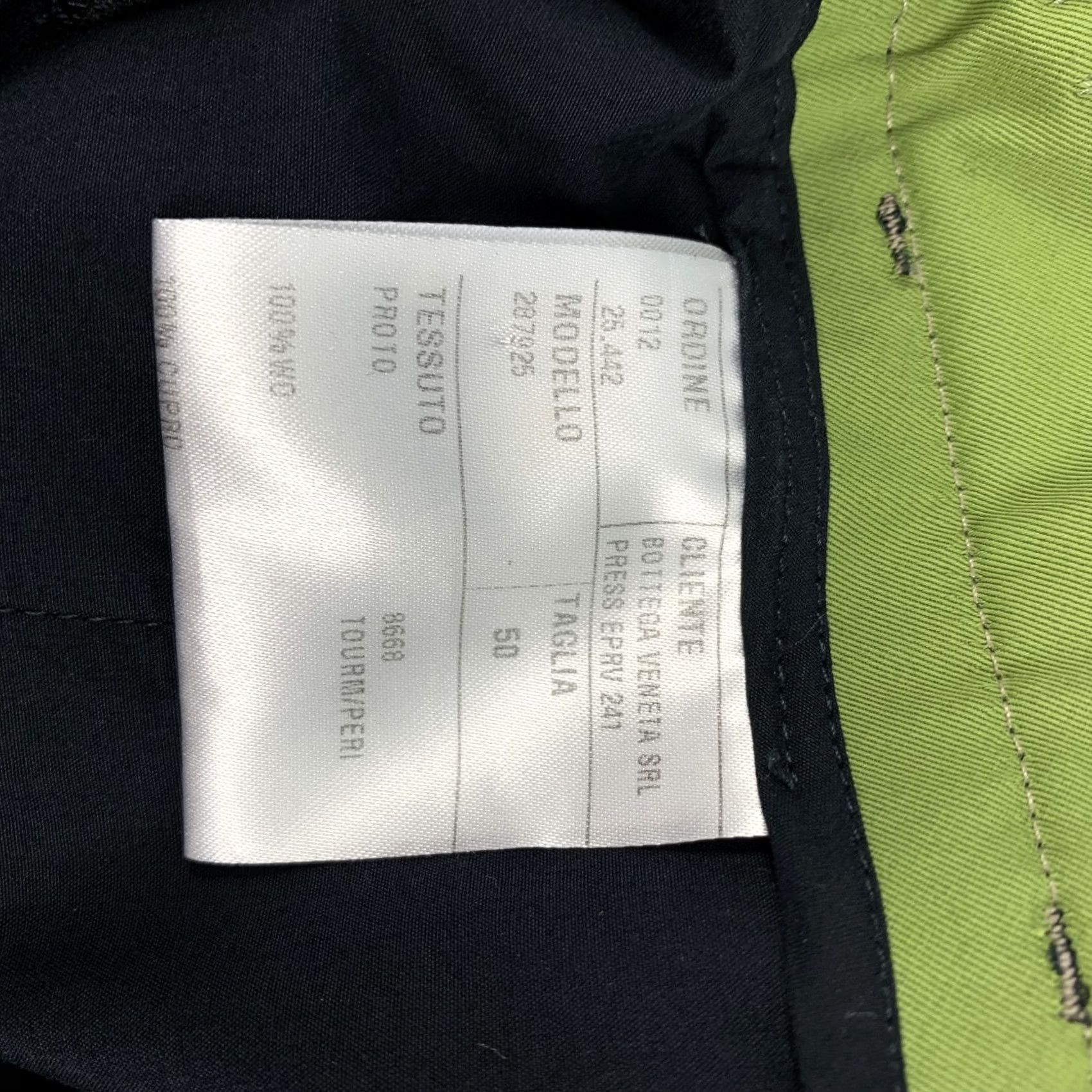 Bottega Veneta BOTTEGA VENETA Pants Mens 32 Color Block Wool Cupro Casual Inseam 31 Blue Green Italy Size US 32 / EU 48 - 5 Thumbnail