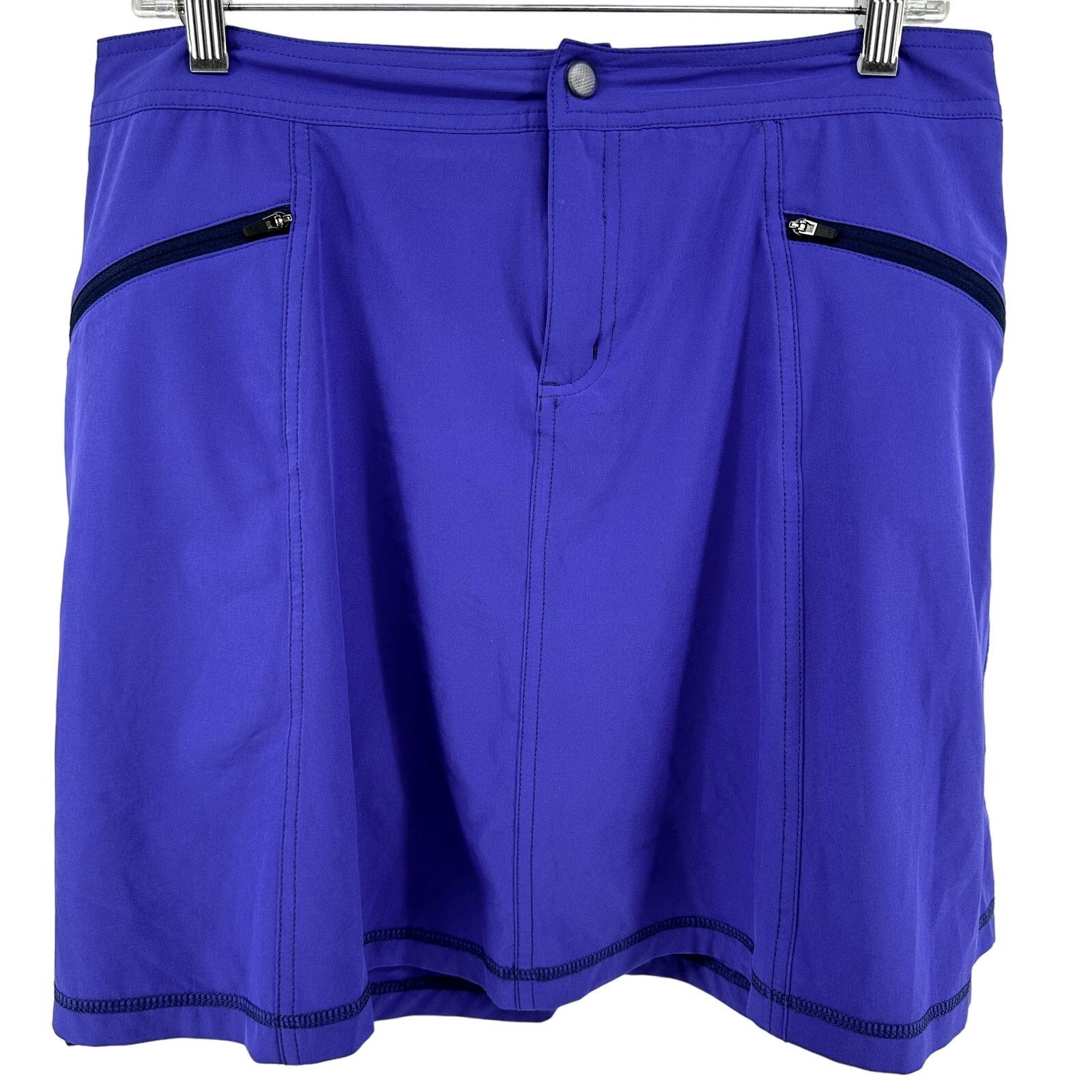 Other Title Nine Swingtastic Skort Nimblene Zip Pockets Purple 10 Size 32" / US 10 / IT 46 - 2 Thumbnail