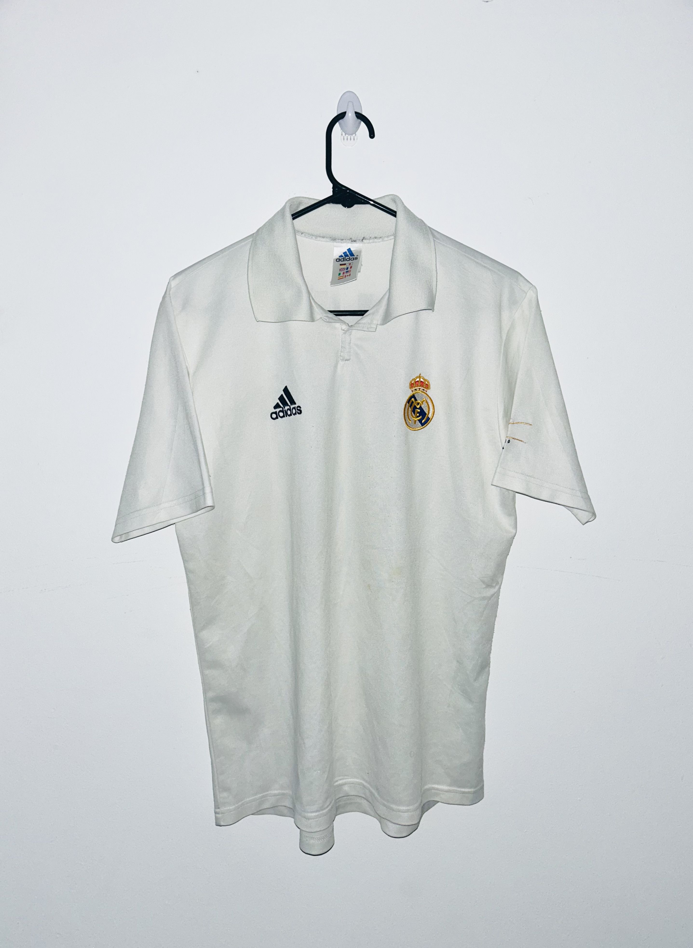 Adidas × Vintage Real Madrid 2002/03 Solari Home Jersey Size US M / EU 48-50 / 2 - 1 Thumbnail