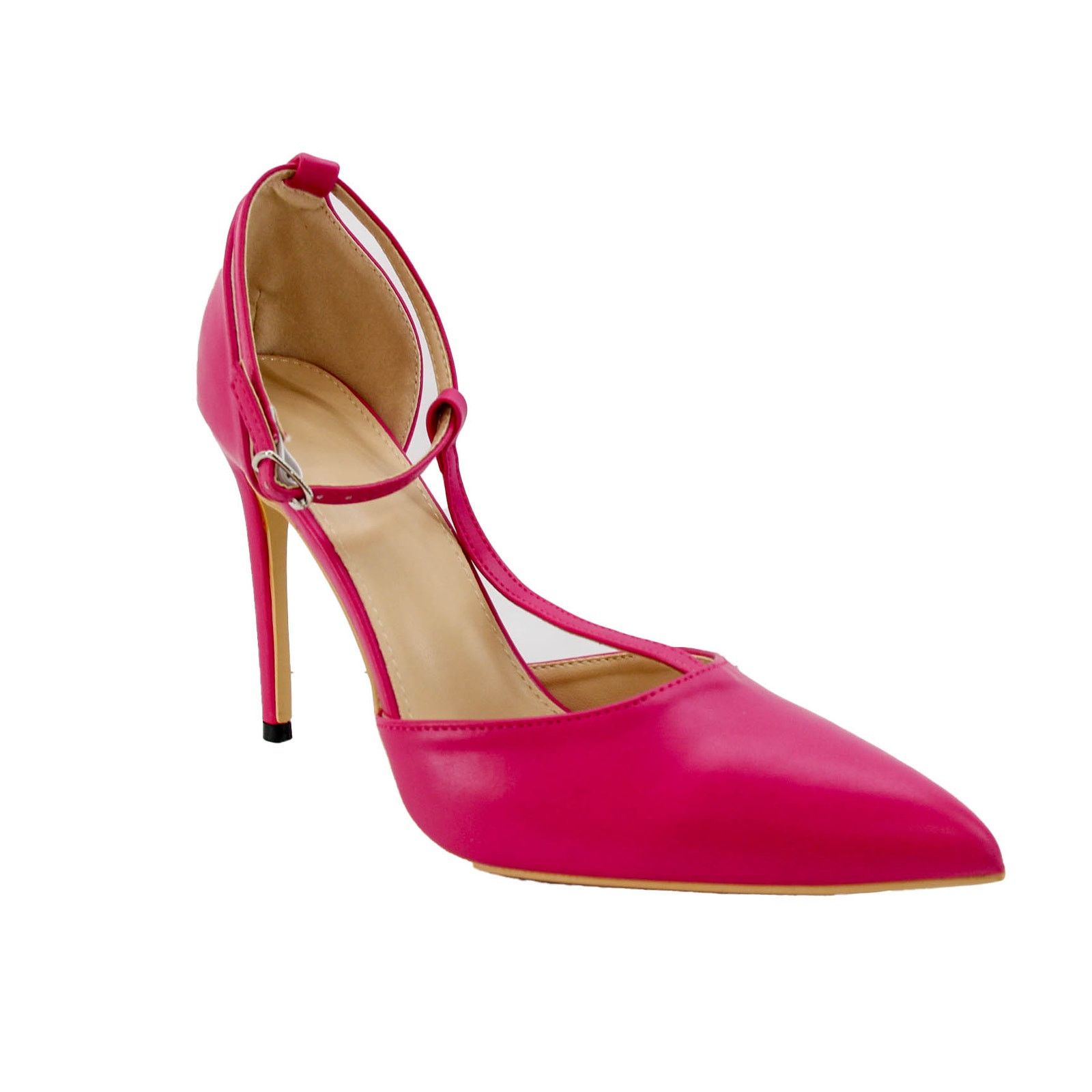 Shein NEW Shein Women Pink Ankle Strap Point Toe Heel US9.5 Euro40 Size US 9.5 / IT 39.5 - 1 Thumbnail