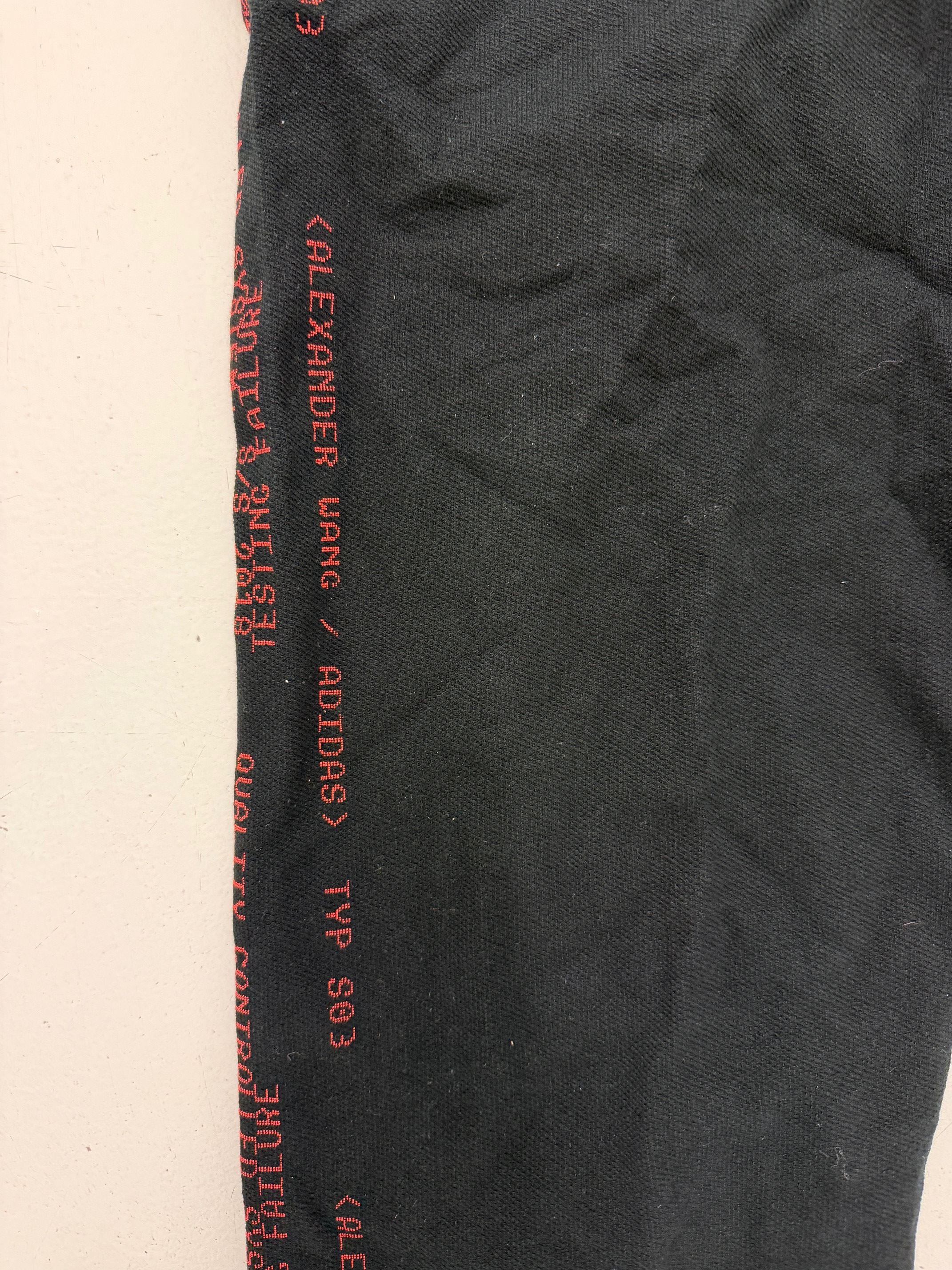 Adidas × Alexander Wang Iconic Jogger Pants in Black & Red Men's L Size US 34 / EU 50 - 6 Thumbnail