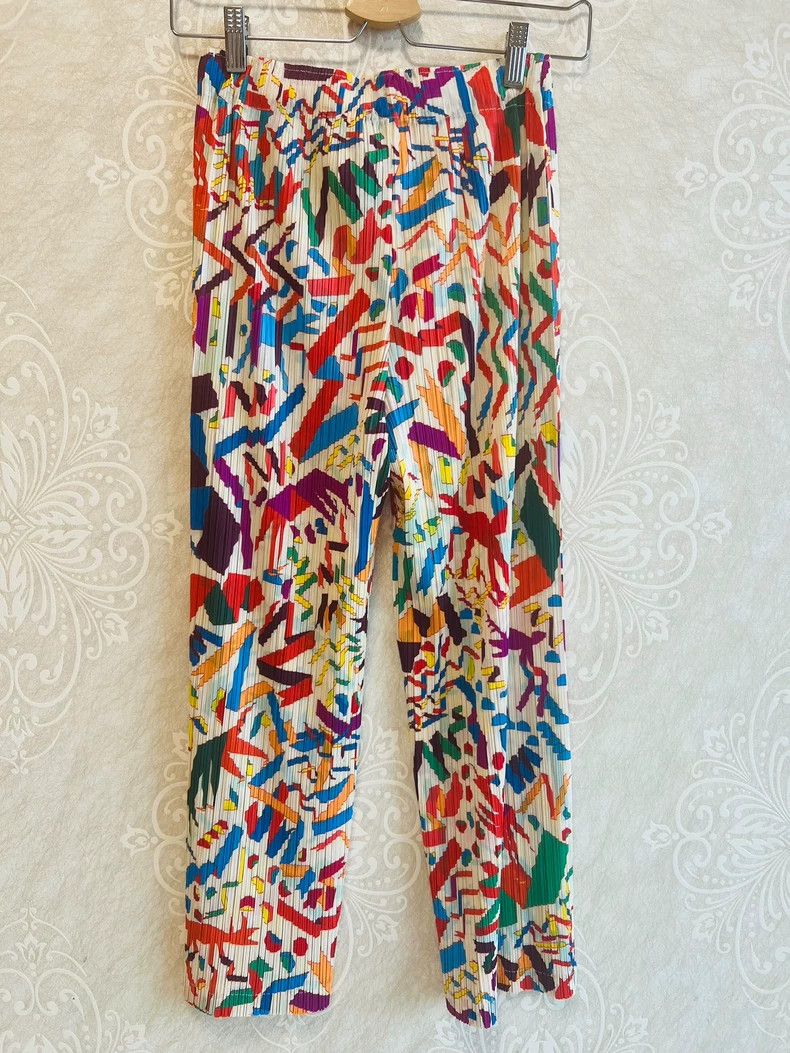 Issey Miyake Issey Miyake size:2 Colorful Christmas limited edition str Size 22" - 2 Thumbnail