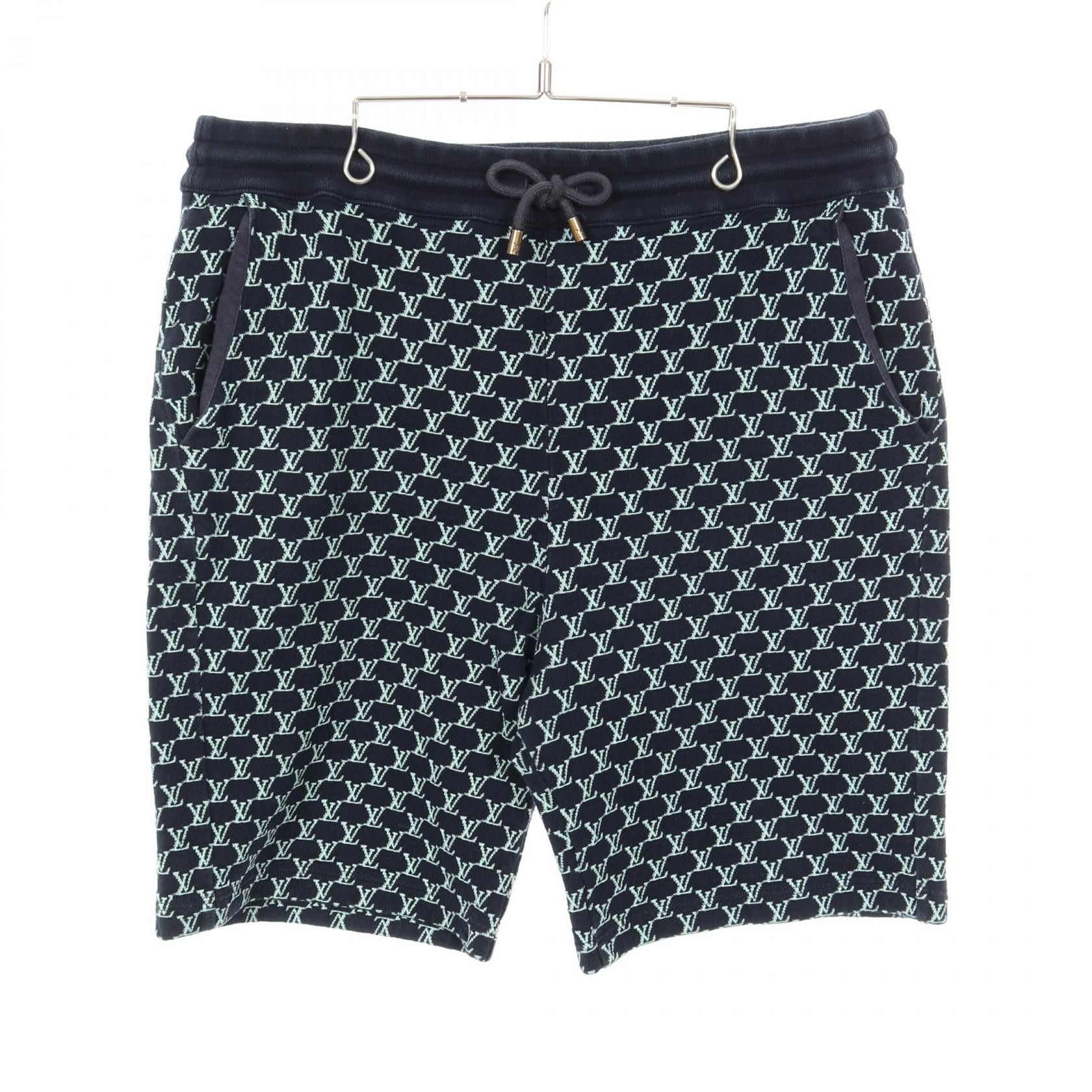 Louis Vuitton Louis Vuitton Louis Vuitton Monogram Cotton Shorts Textile Shorts RM242MMJPJHRY30W DUTY FREE for USA Size ONE SIZE - 1 Thumbnail