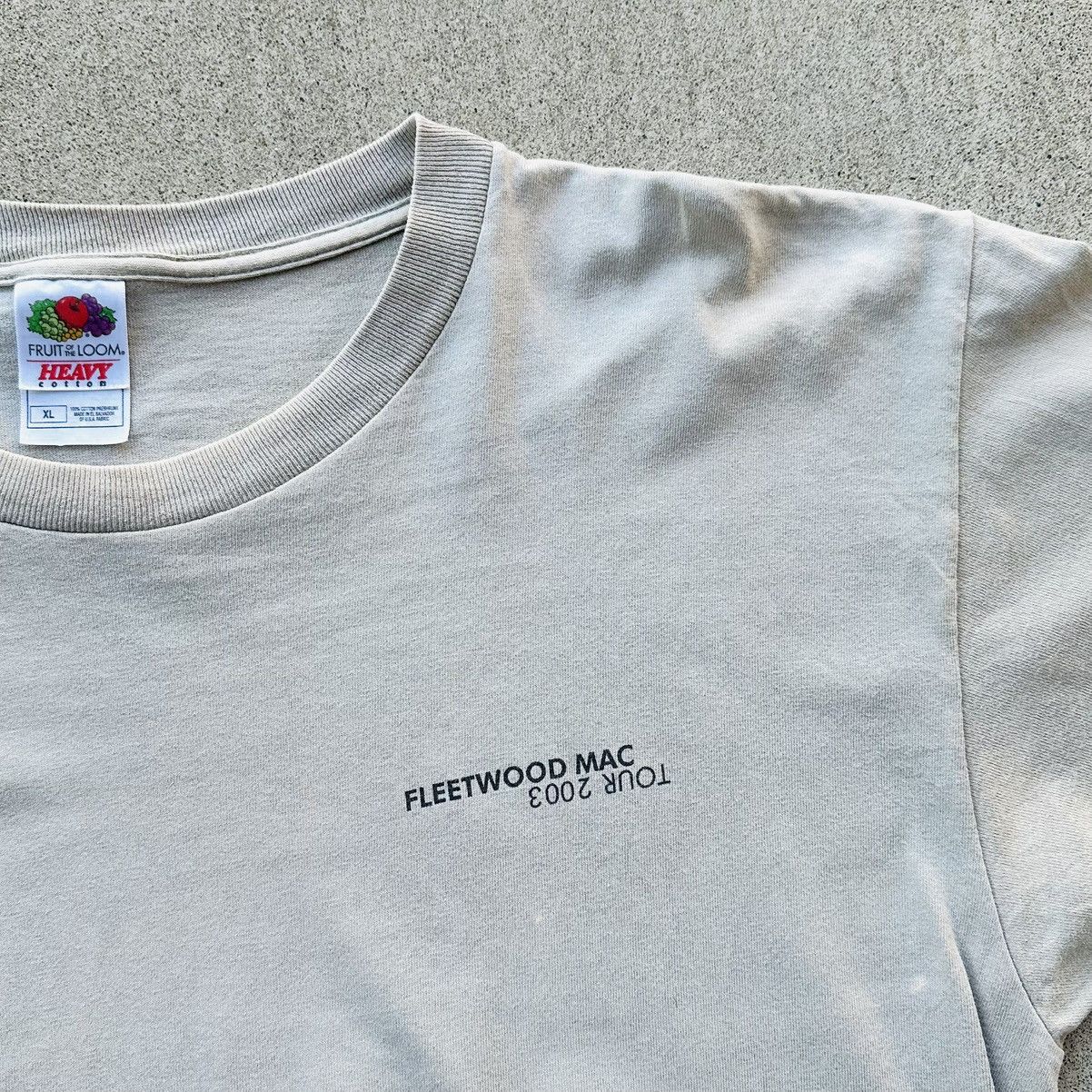 Band Tees × Fruit Of The Loom × Vintage Vintage Fleetwood Mac Concert T Shirt 03 Local Crew Xl FOTL Size US XL / EU 56 / 4 - 2 Thumbnail