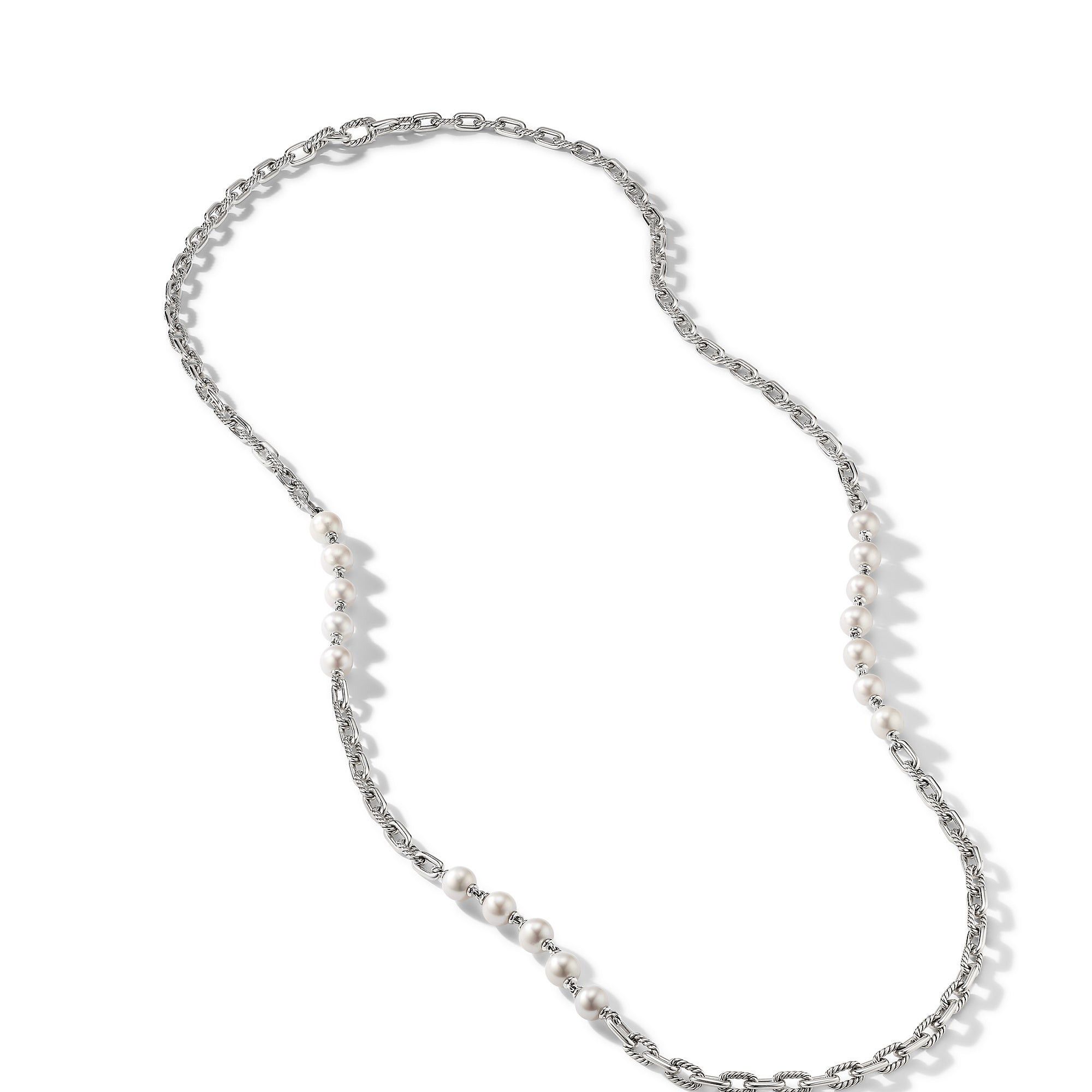 David Yurman o1w1db10525 N16884 Size:6/ Necklace in Silver with Diamond Size ONE SIZE - 2 Thumbnail