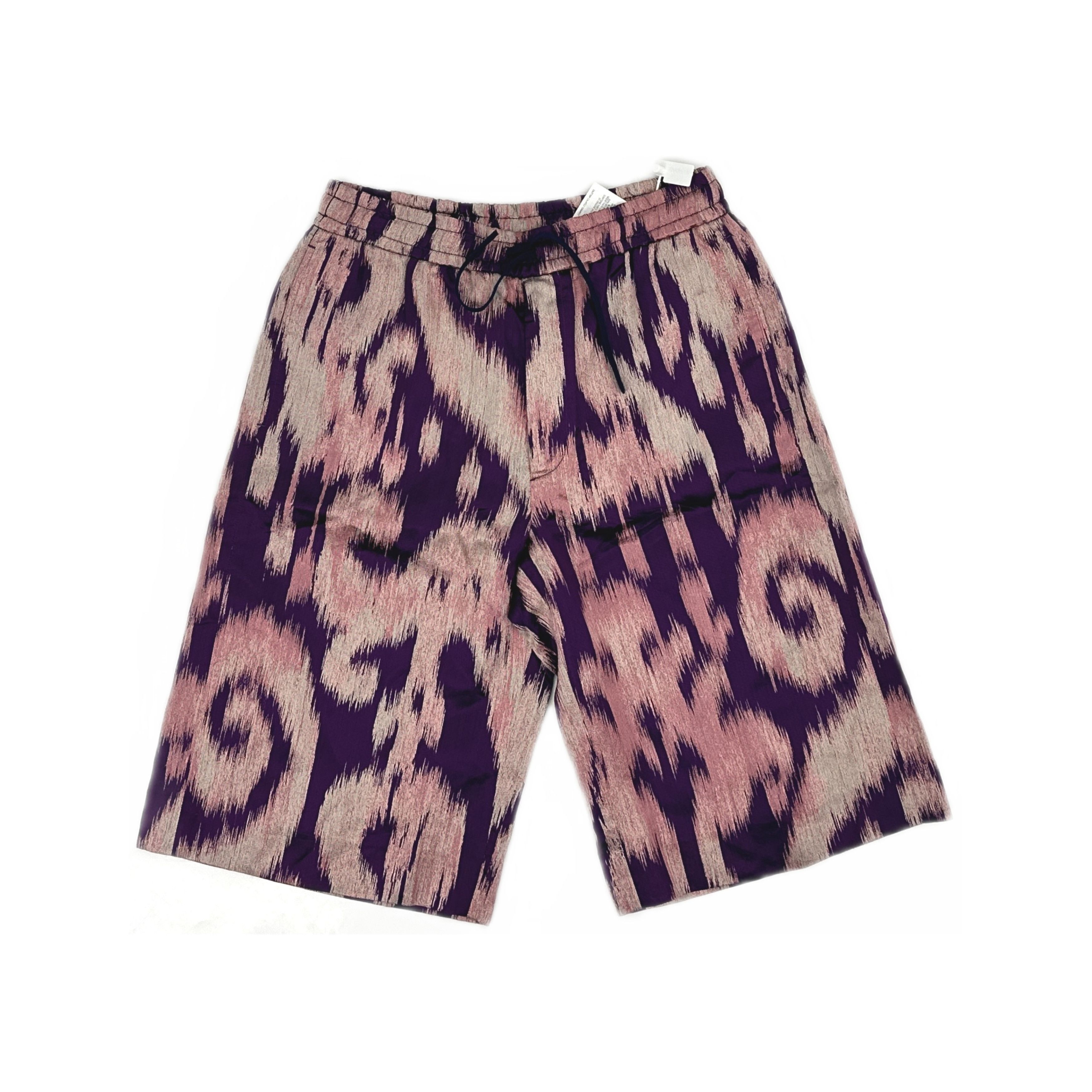 Gucci Gucci Patterned Silk Shorts Size 30 Size US 30 / EU 46 - 1 Thumbnail