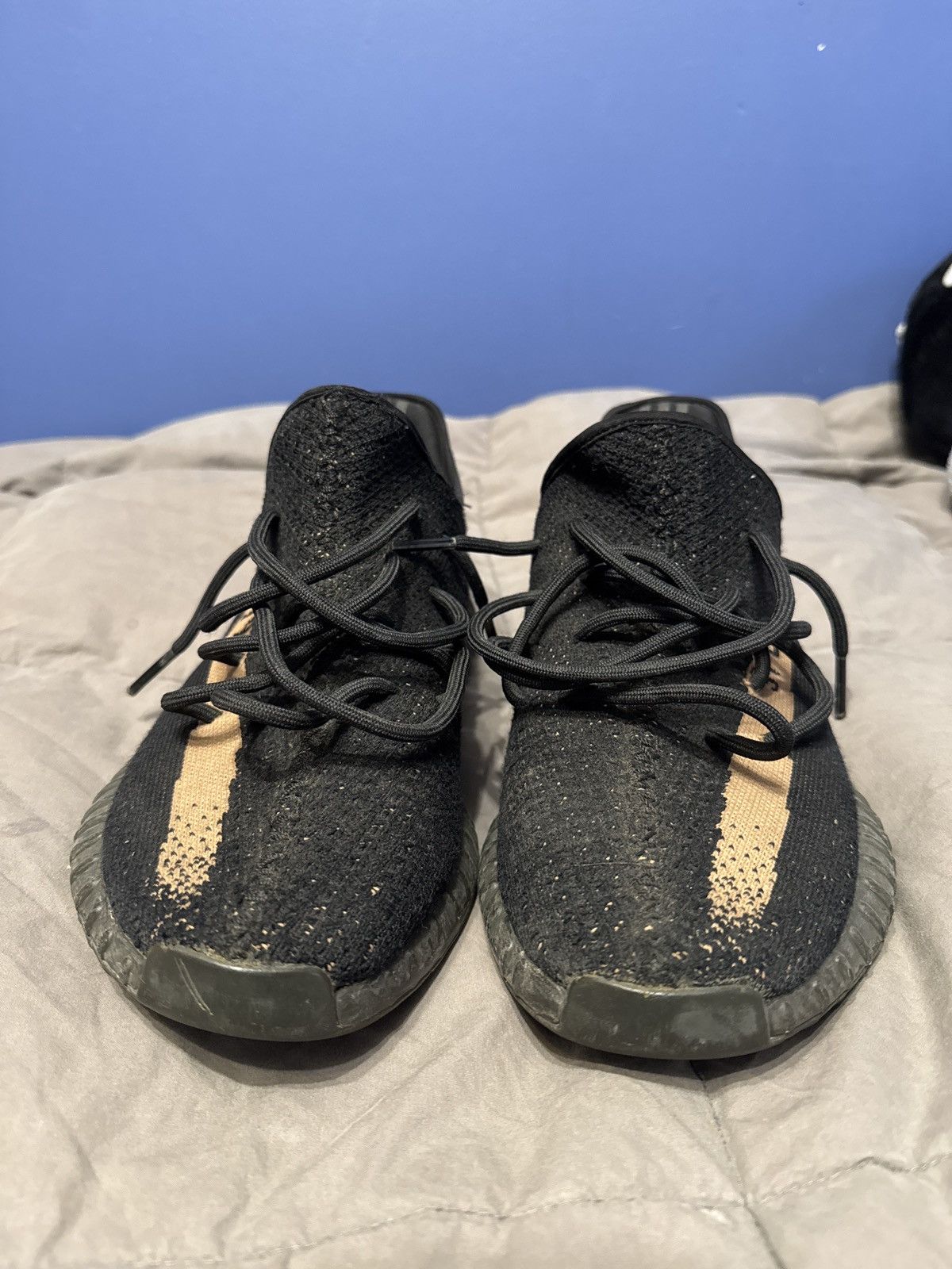 Adidas Yeezy Boost 350 V2 Core Black Copper Size US 10 / EU 43 - 2 Thumbnail