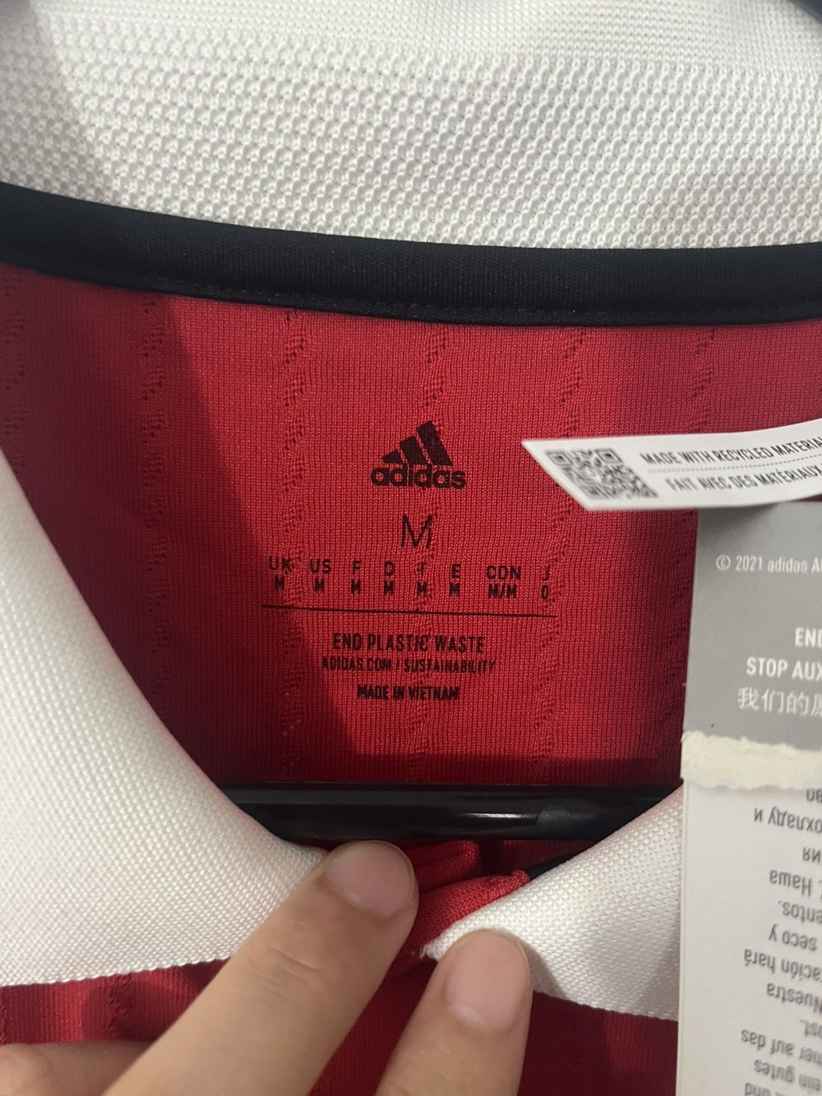 Adidas 2022/23 Adidas Manchester United Authentic Jersey Ronaldo Size US M / EU 48-50 / 2 - 2 Thumbnail