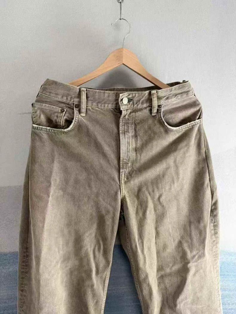 Acne Studios acne studios Old flared jeans in khaki 2504-Nextarrow Size US 32 / EU 48 - 2 Thumbnail