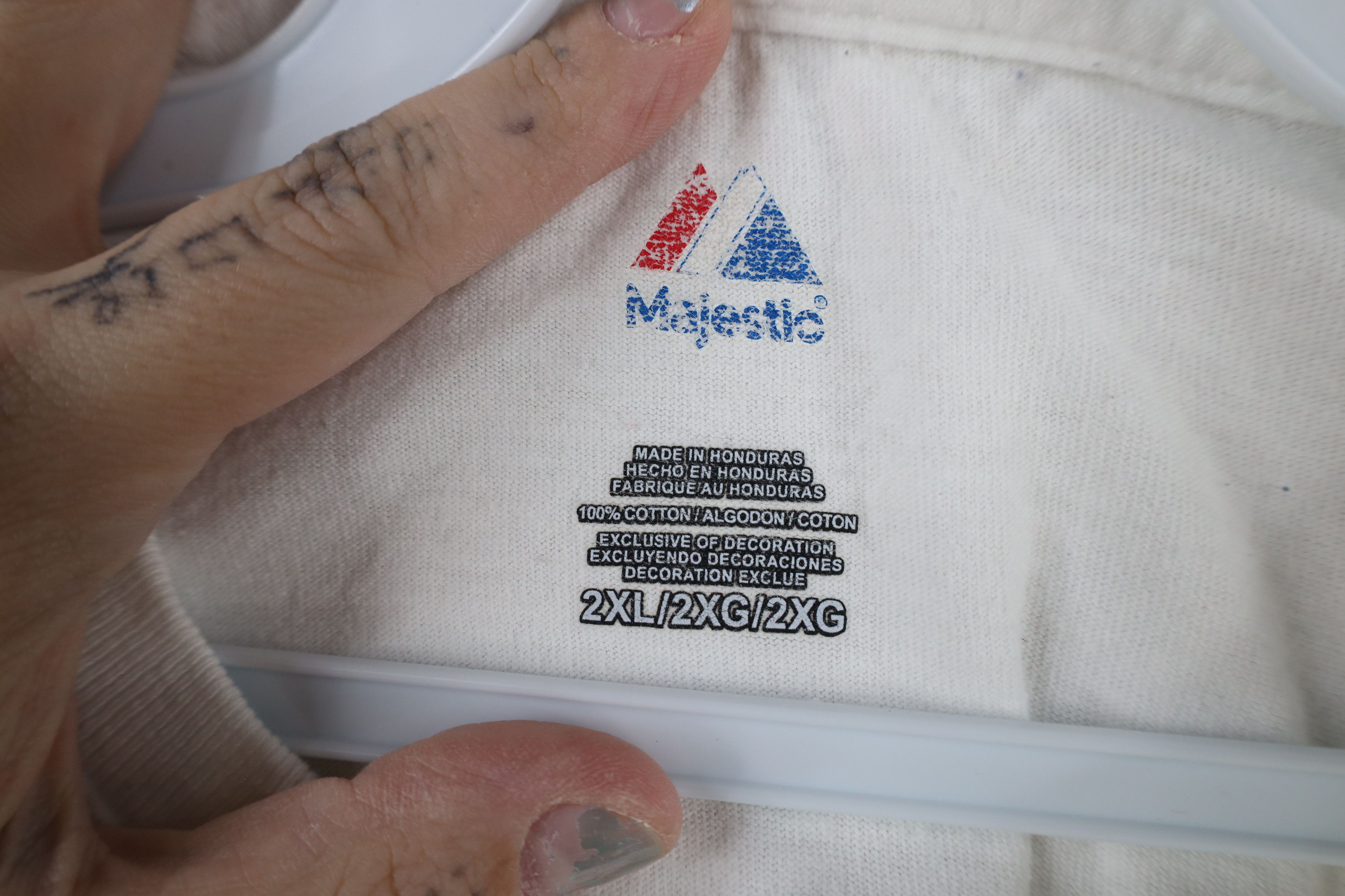 Majestic × Vintage Vintage Y2K Majestic Tigers Baseball Long Sleeve T-Shirt Size US XXL / EU 58 / 5 - 9 Thumbnail
