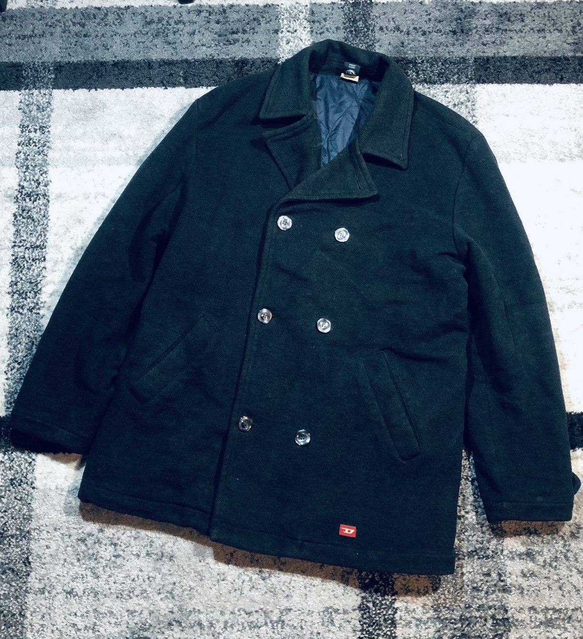 Diesel Diesel Coat men size xl black collared Size US XL / EU 56 / 4 - 1 Thumbnail