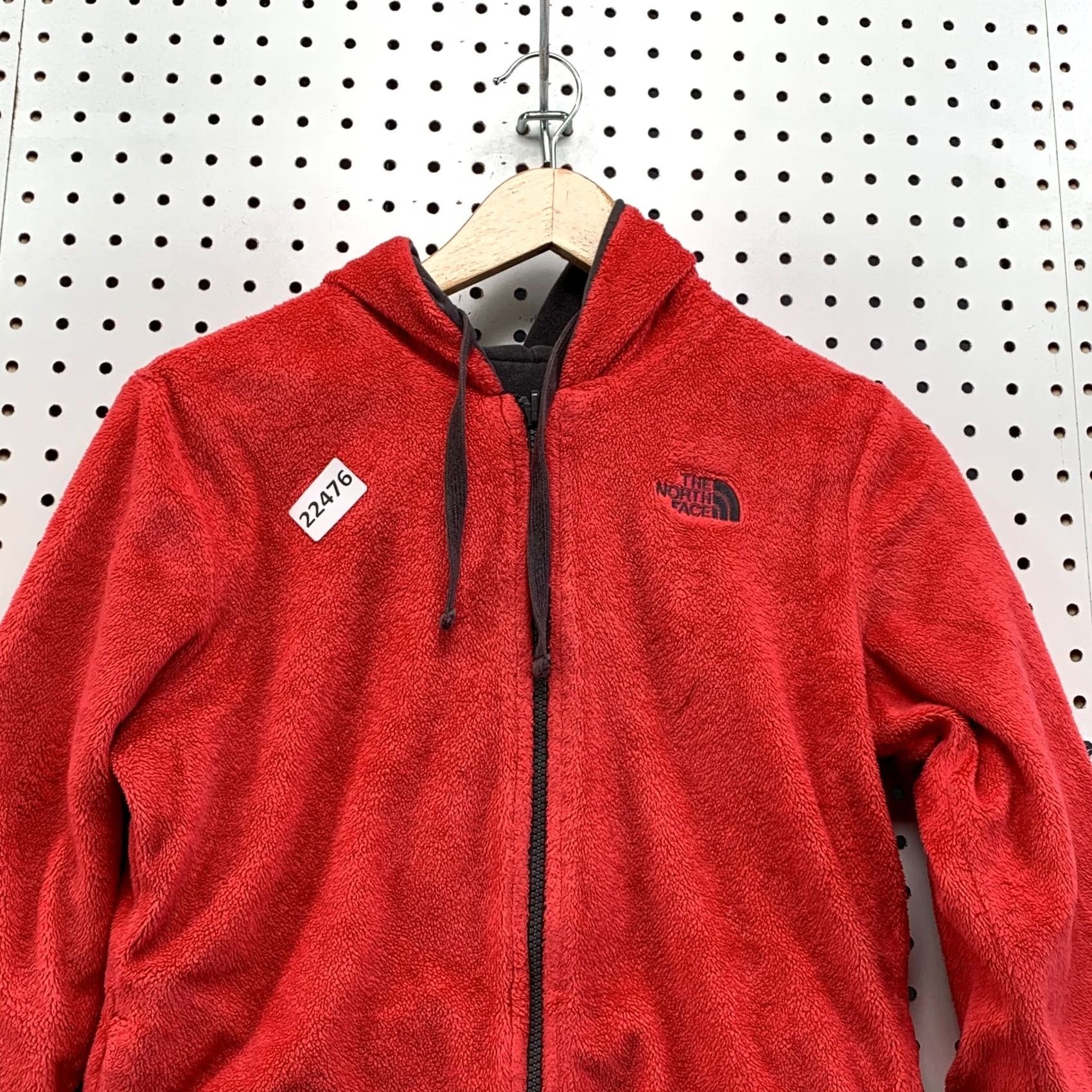 The North Face The North Face Hooded Fleece Reversible Jacket Red Gray Womens Small Size S / US 4 / IT 40 - 3 Thumbnail