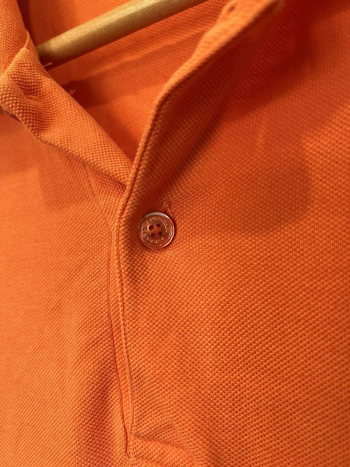Burberry Burberry Classic Orange Polo Shirt Mens Basic Size US S / EU 44-46 / 1 - 4 Thumbnail