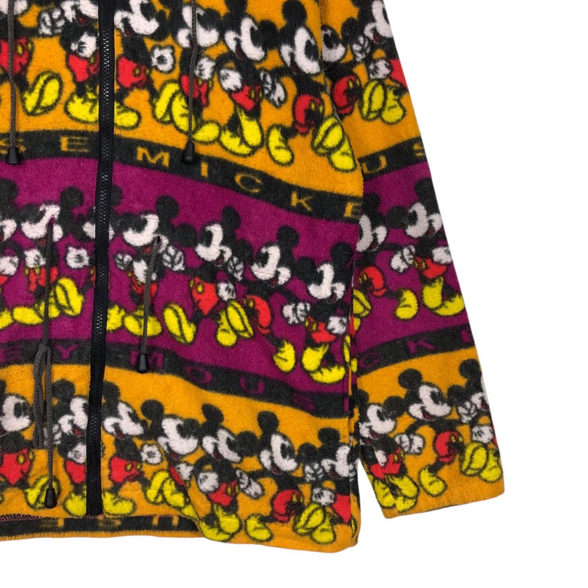 Japanese Brand 📌Vintage Mickey Mouse Zipper Fleece Jackey Navajo Design Size US S / EU 44-46 / 1 - 6 Thumbnail