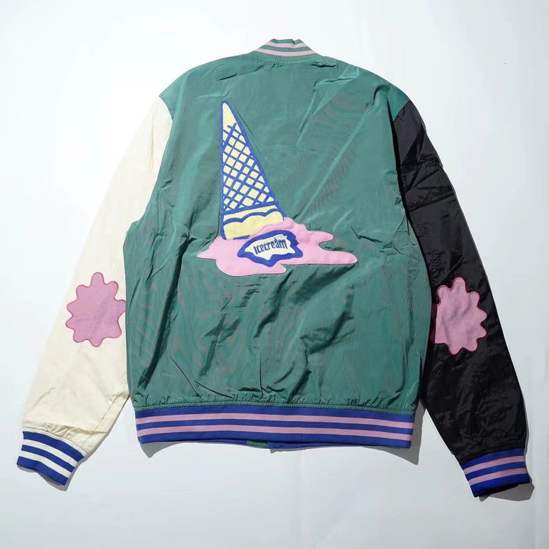 Billionaire Boys Club BBC ICECREAM Flying Dog Ice Cream American Varsity Jacket Size US L / EU 52-54 / 3 - 7 Thumbnail