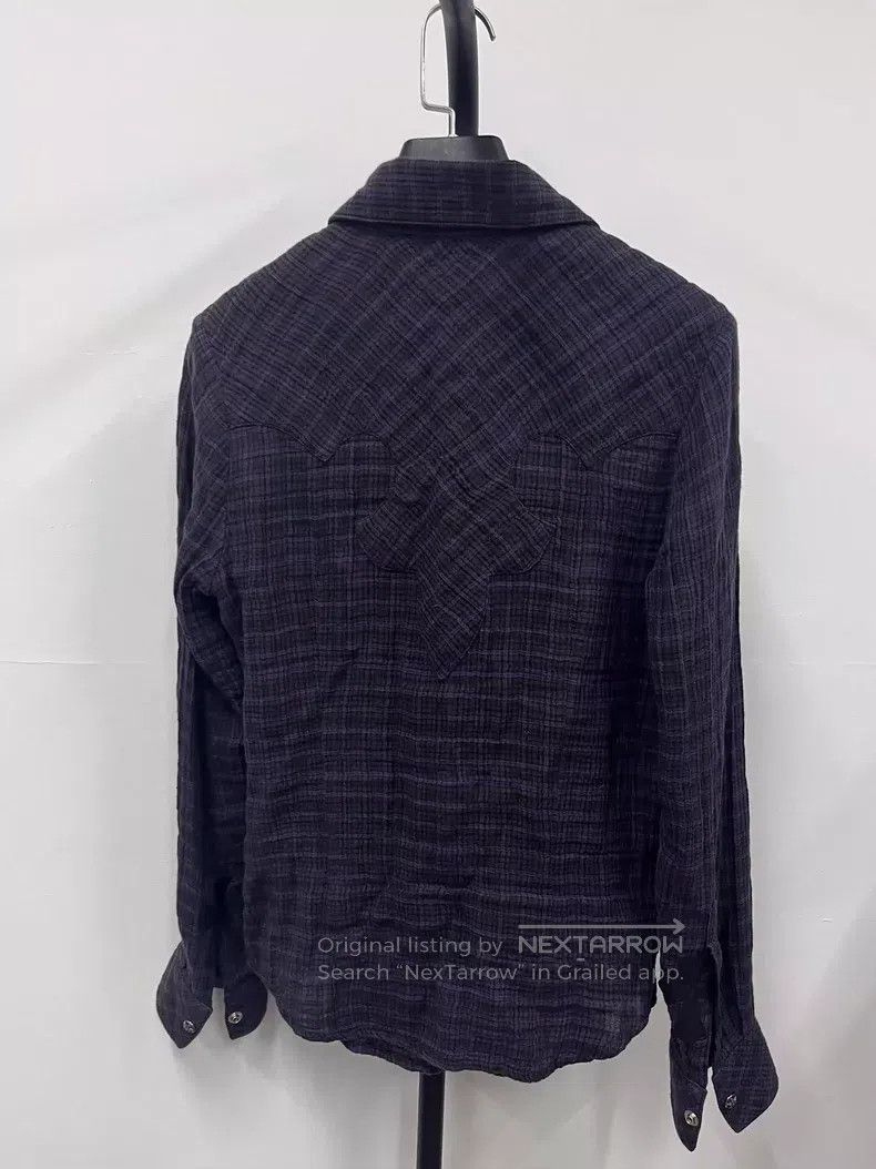 Chrome Hearts CHROME HEARTS Purple Patchwork Cross Long Sleeve Shirt Size US XS / EU 42 / 0 - 2 Thumbnail