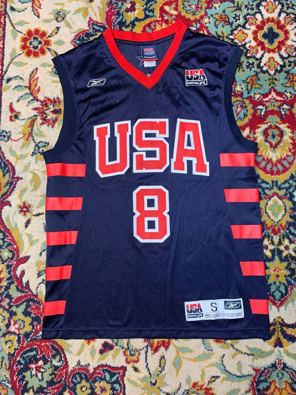 NBA × Reebok Vintage Kobe Bryant 2003 Team USA Basketball Jersey Reebok Size US S / EU 44-46 / 1 - 1 Thumbnail