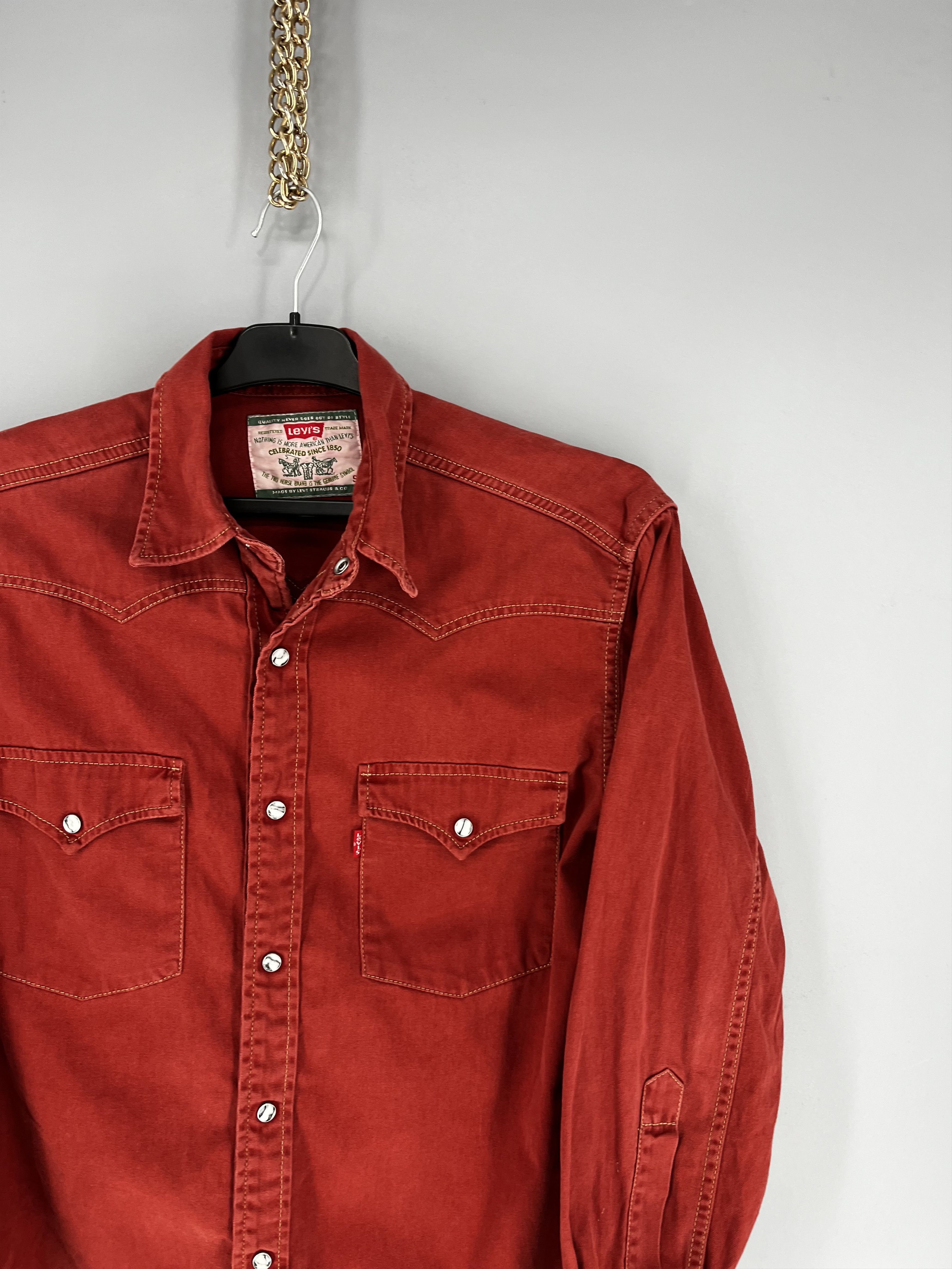 Levi's Vintage 90s Levi’sLevi’s White Red Jacket Size US S / EU 44-46 / 1 - 5 Thumbnail