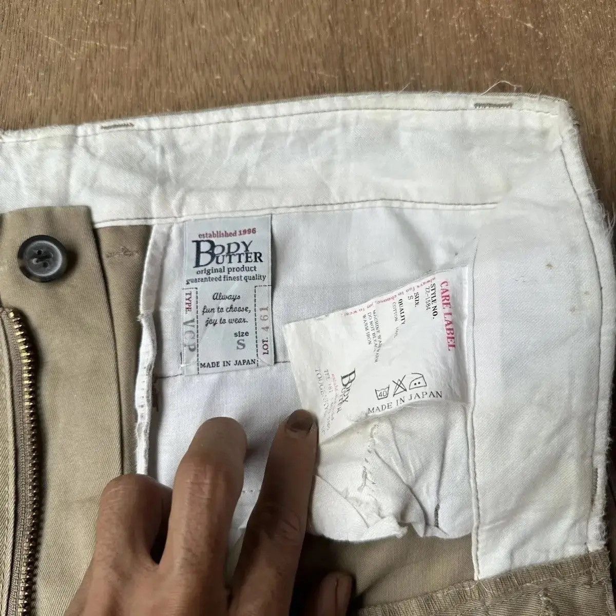 Japanese Brand VINTAGE BODY BUTTER BONDAGE PUNK DOUBLE BONE CARGO SIZE S Size US 31 - 10 Thumbnail