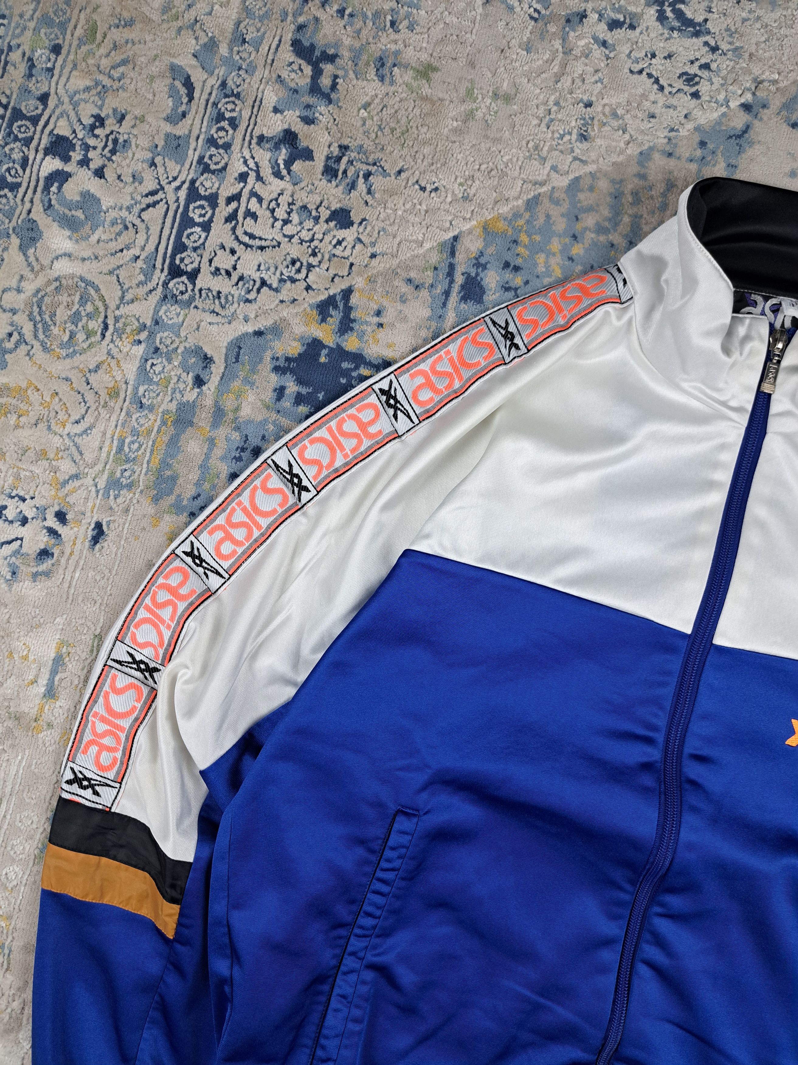 Asics Vintage 80s Asics Track Jacket Blokecore Soccer Aesthetic Size US M / EU 48-50 / 2 - 3 Thumbnail