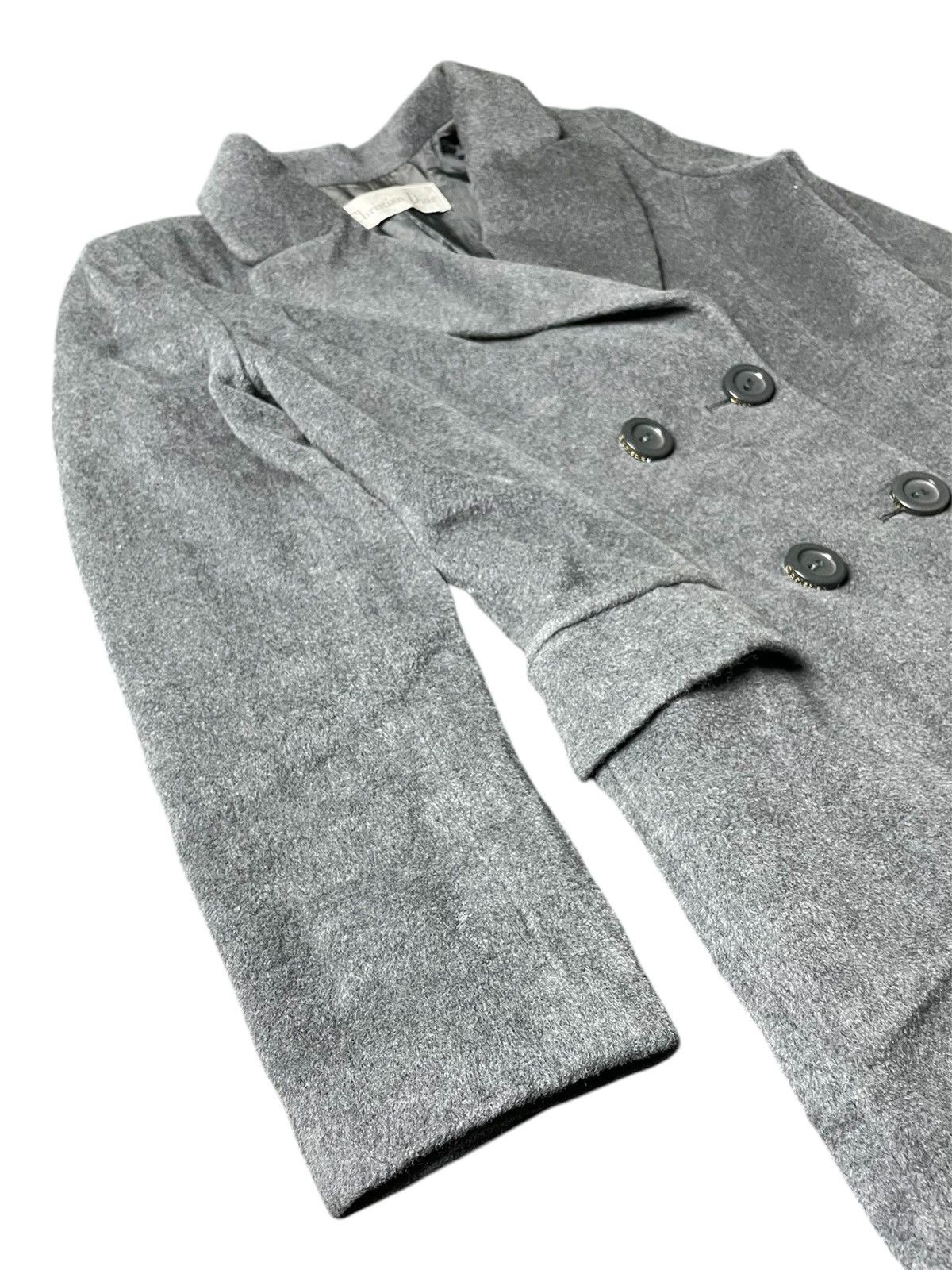 Christian Dior Monsieur × Dior × Hedi Slimane Christian Dior "KBT7A4000" Angora Wool Double Coat Size US M / EU 48-50 / 2 - 8 Thumbnail