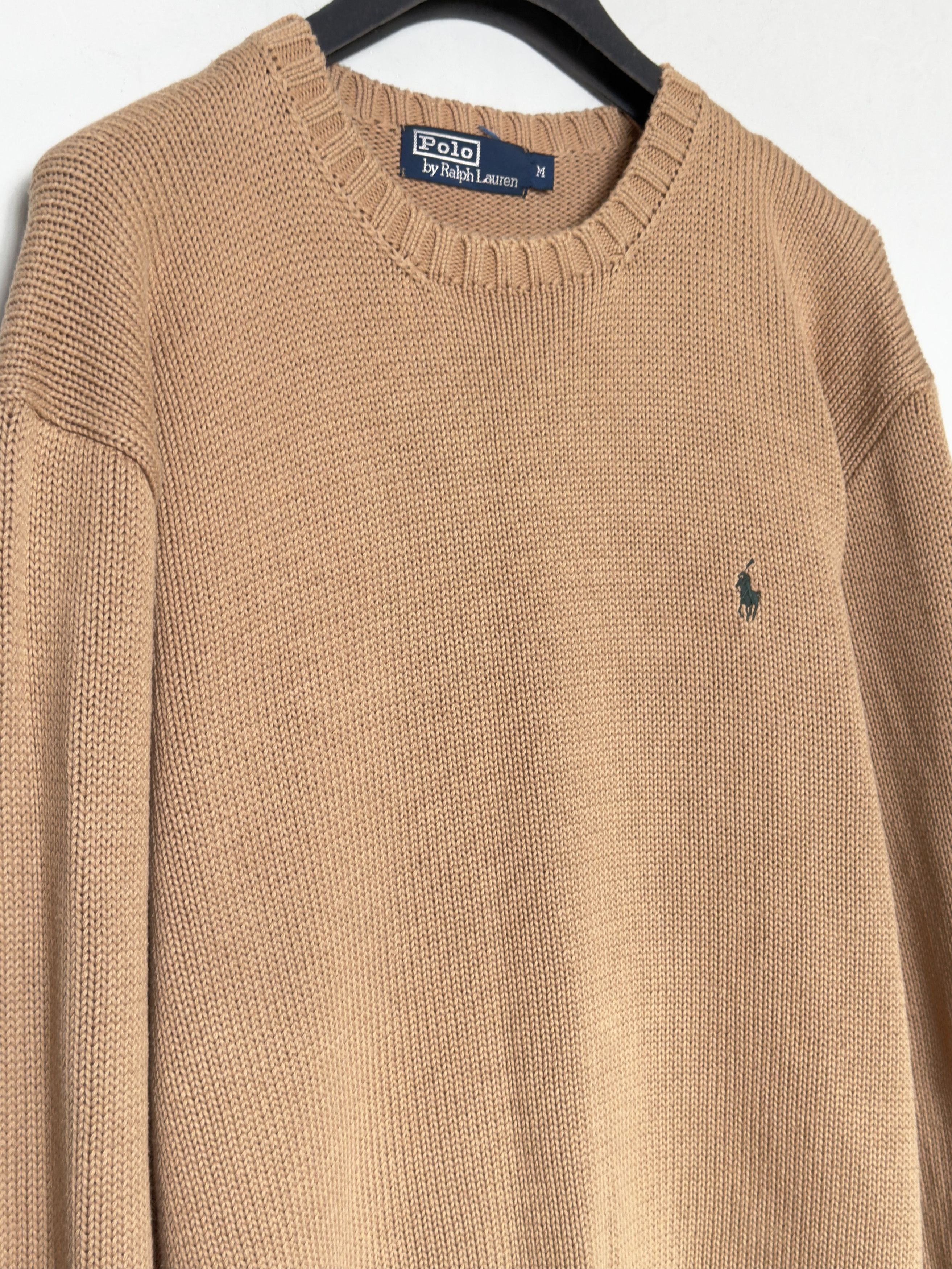 Polo Ralph Lauren 🔥 camel sweater jumper polo ralph lauren heavy Size US M / EU 48-50 / 2 - 2 Thumbnail