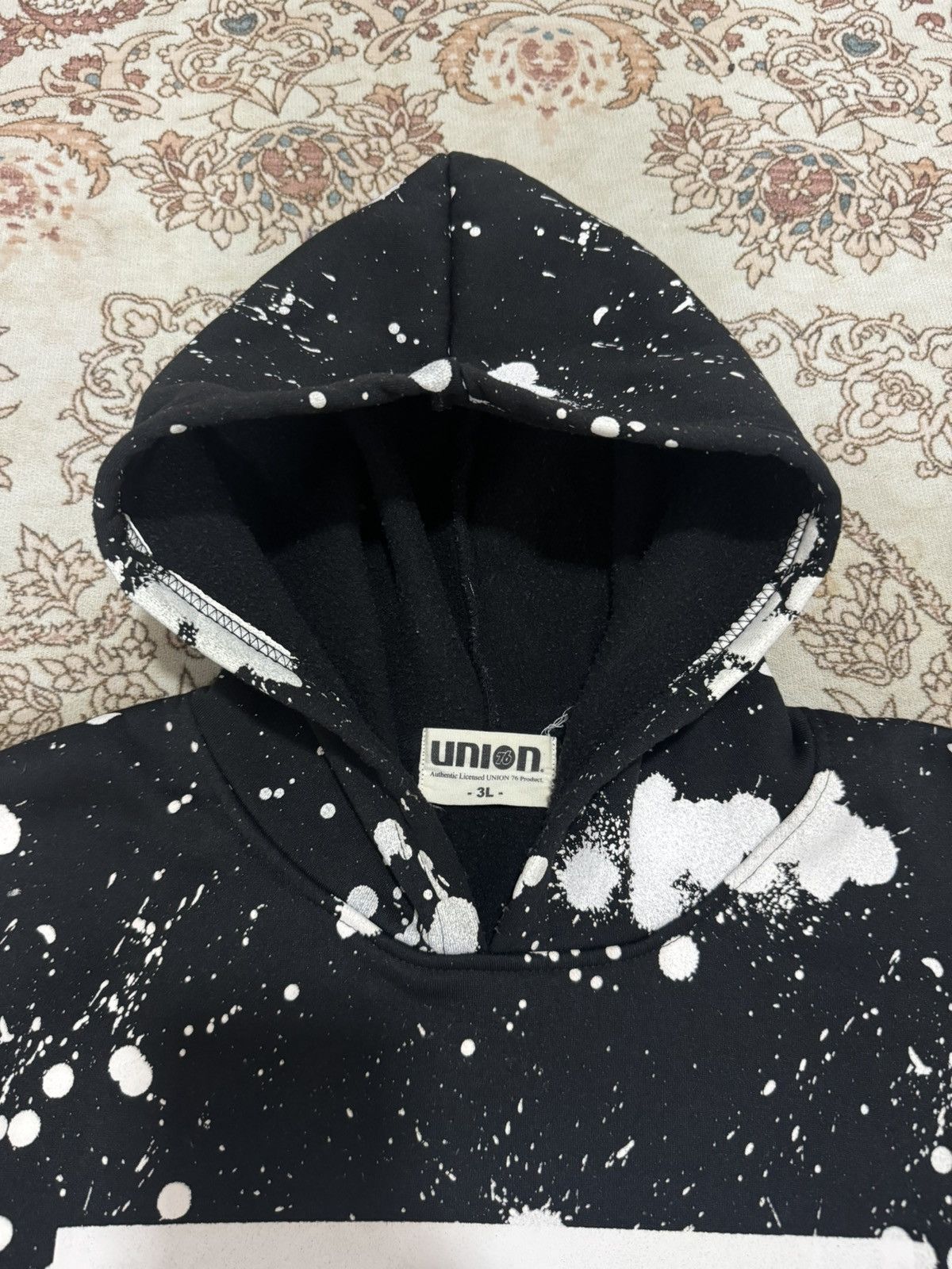 Japanese Brand × Union LA × Vintage Vintage Union 76 Paint Splatter Design Hoodie Size US XL / EU 56 / 4 - 5 Thumbnail