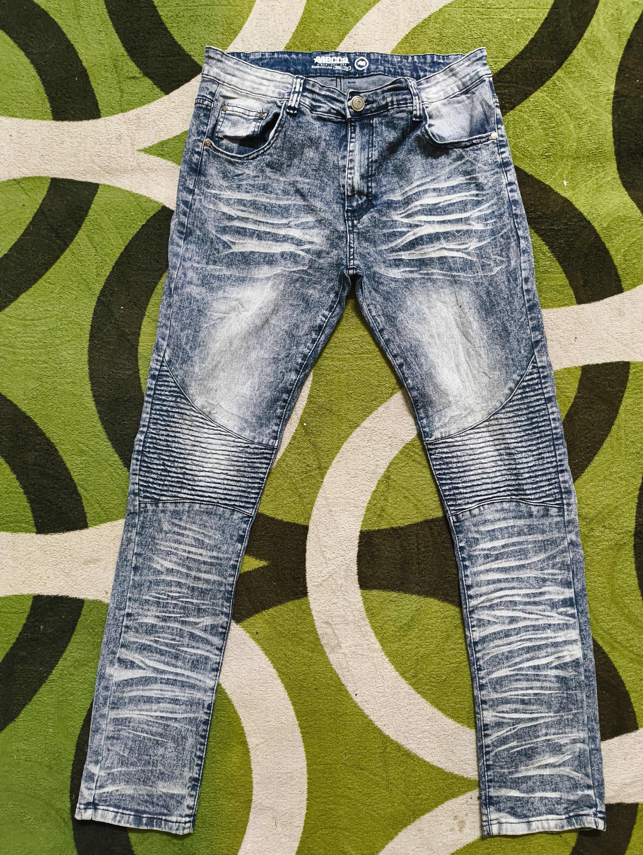 Mecca MECCA BIKER JEANS SKINNY STRETCH FIT Size US 35 - 10 Thumbnail