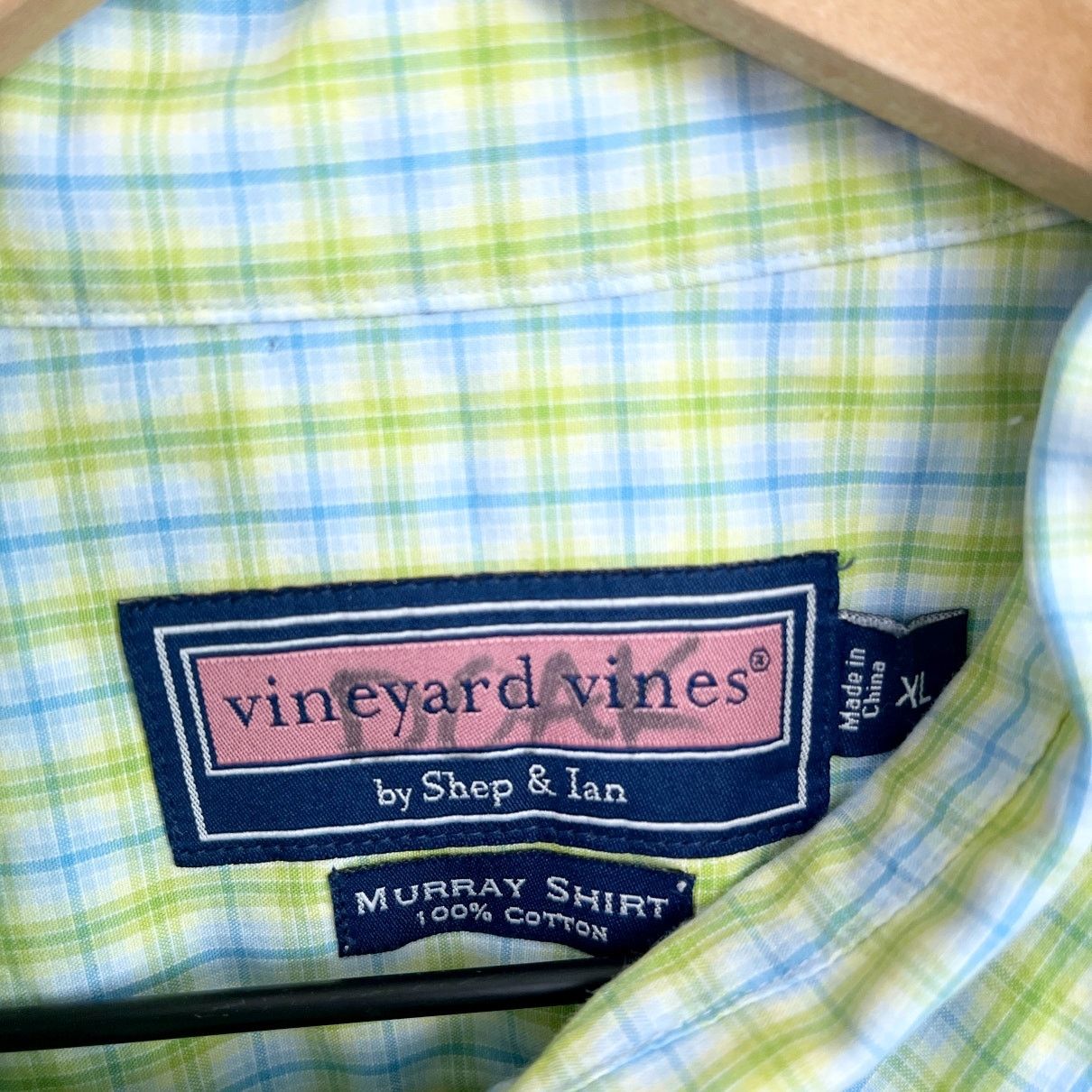 Vineyard Vines Vineyard Vines Murray Long Shirt Green Plaid Preppy Mens XL Size US XL / EU 56 / 4 - 5 Thumbnail