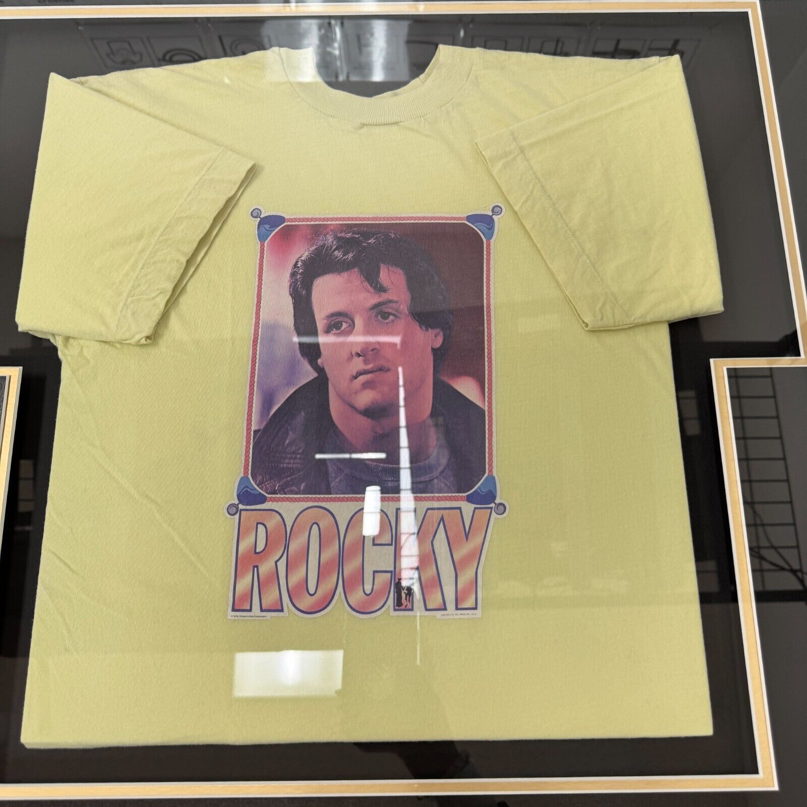 Vintage 1976 Rocky Movie Collector Memorabilia Framed Shirt VHS Size US XS / EU 42 / 0 - 4 Thumbnail