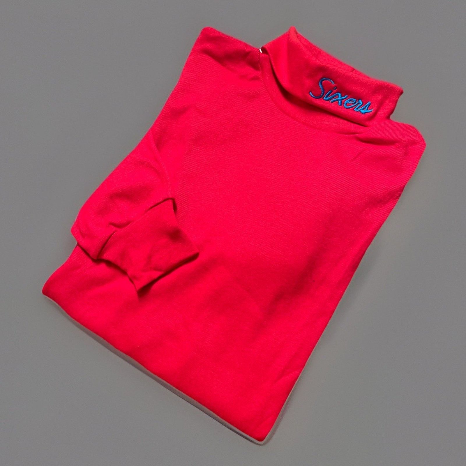 Majestic New NOS Vtg Majestic Philadelphia 76ers Turtleneck XL Custom Size US XL / EU 56 / 4 - 1 Thumbnail