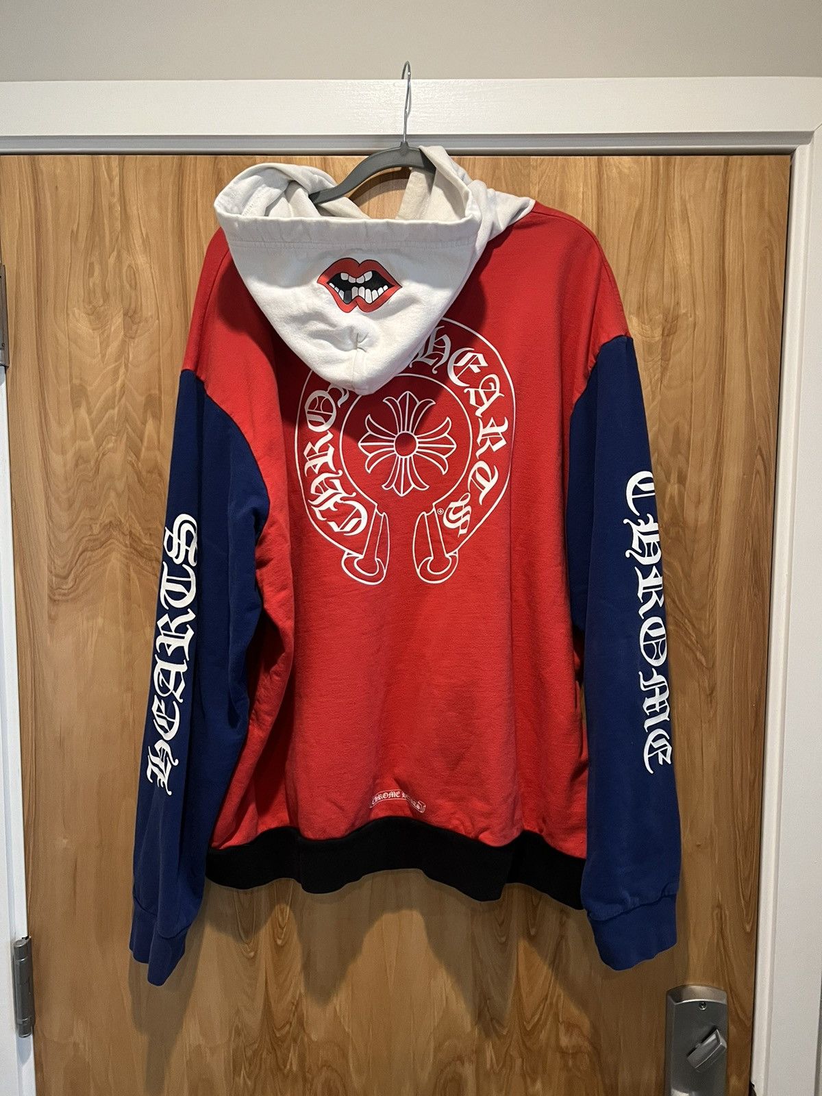 image of Chrome Hearts Matty Boy Multicolor Chomper Hoodie , Men's (Size 2XL)
