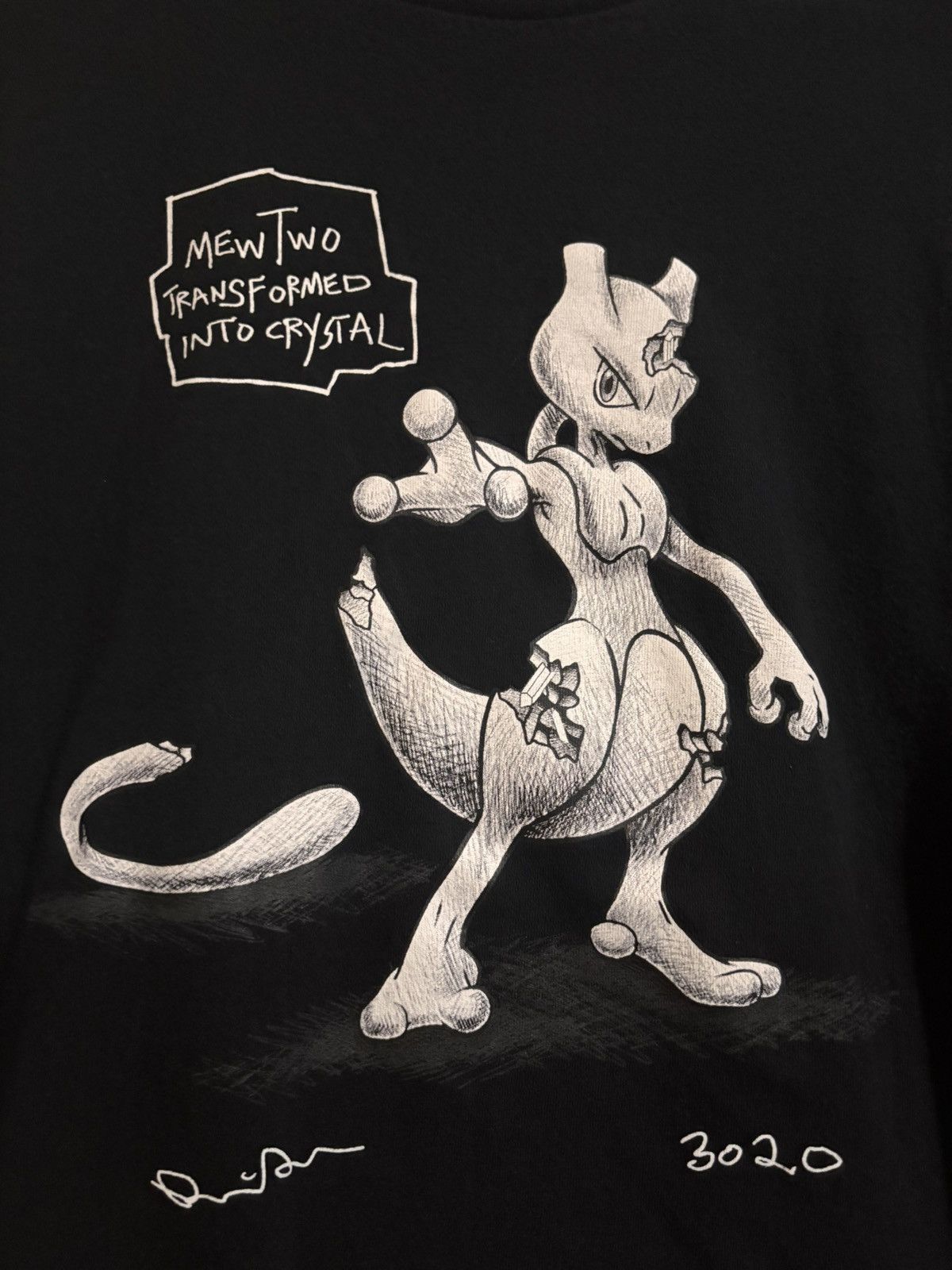 Daniel Arsham × Pokemon × Uniqlo Crystal Mewtwo Pokemon Collab Size US XXL / EU 58 / 5 - 2 Thumbnail